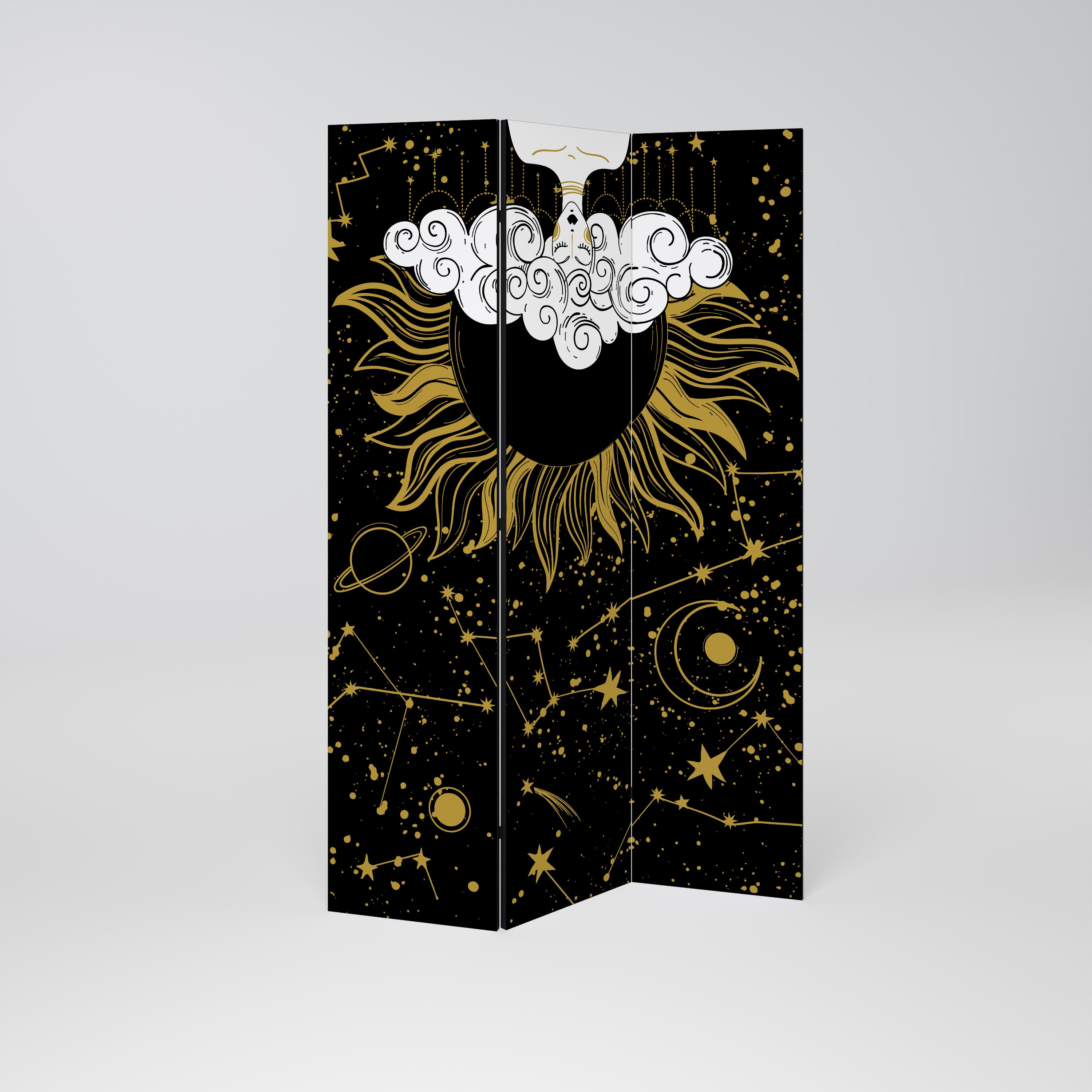 STELLAR CONSTELLATIONS Dekoracyjny parawan 3-skrzydłowy