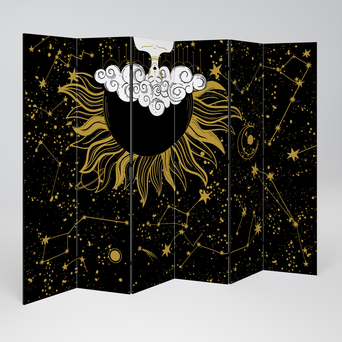 STELLAR CONSTELLATIONS Dekoracyjny parawan 6-skrzydłowy