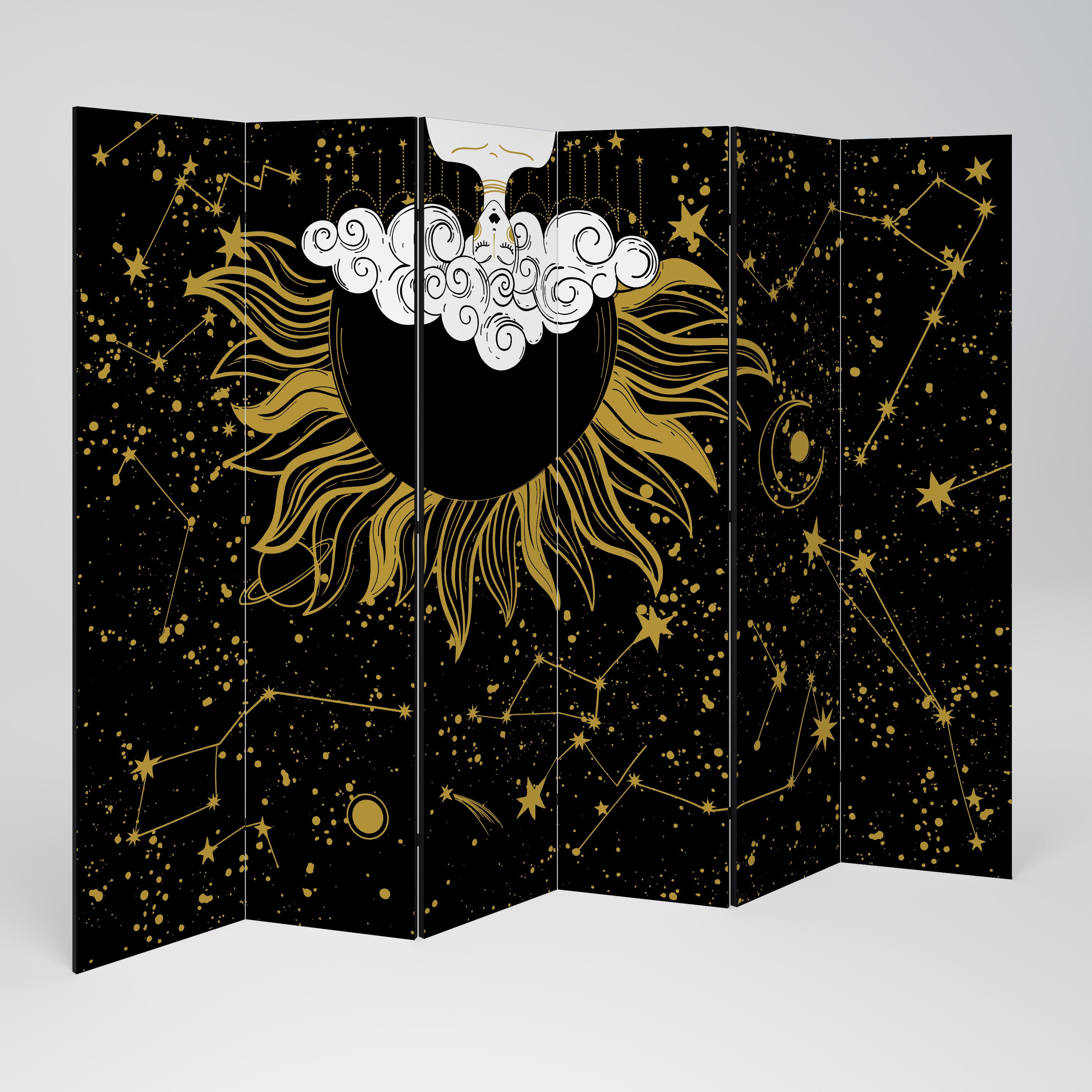 STELLAR CONSTELLATIONS Dekoracyjny parawan 6-skrzydłowy