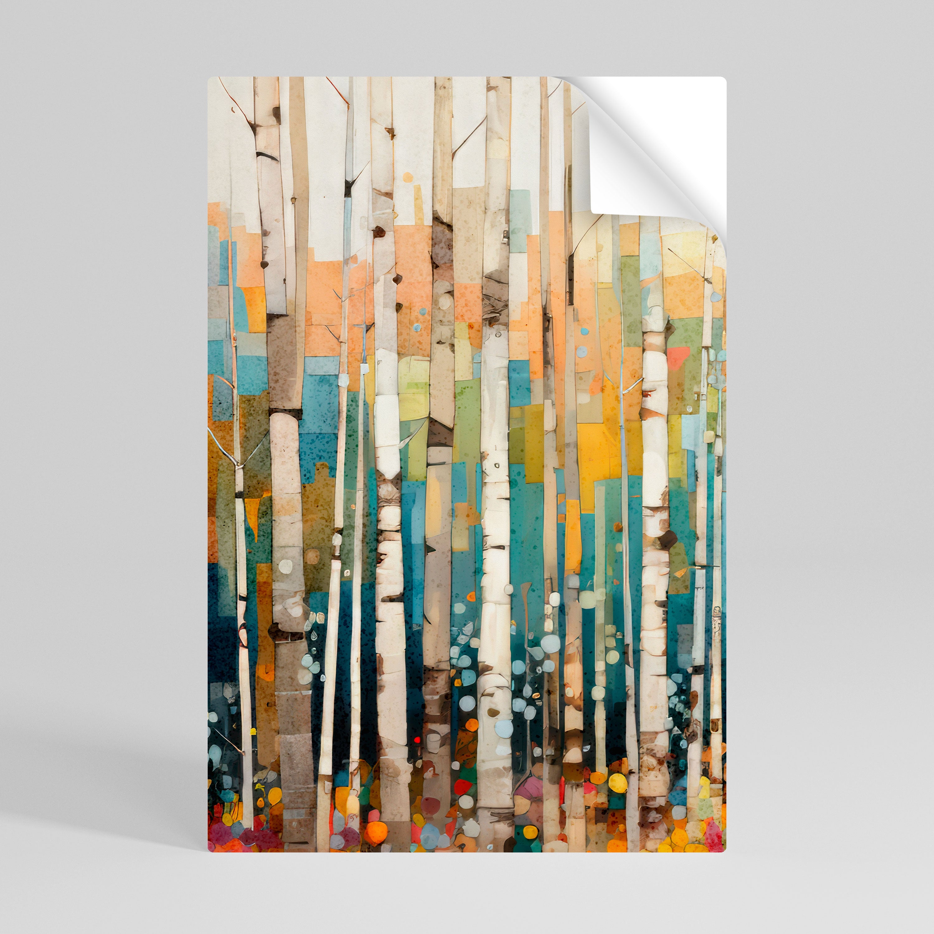 BIRCH KALEIDOSCOPE Naklejka/Plakat pionowy
