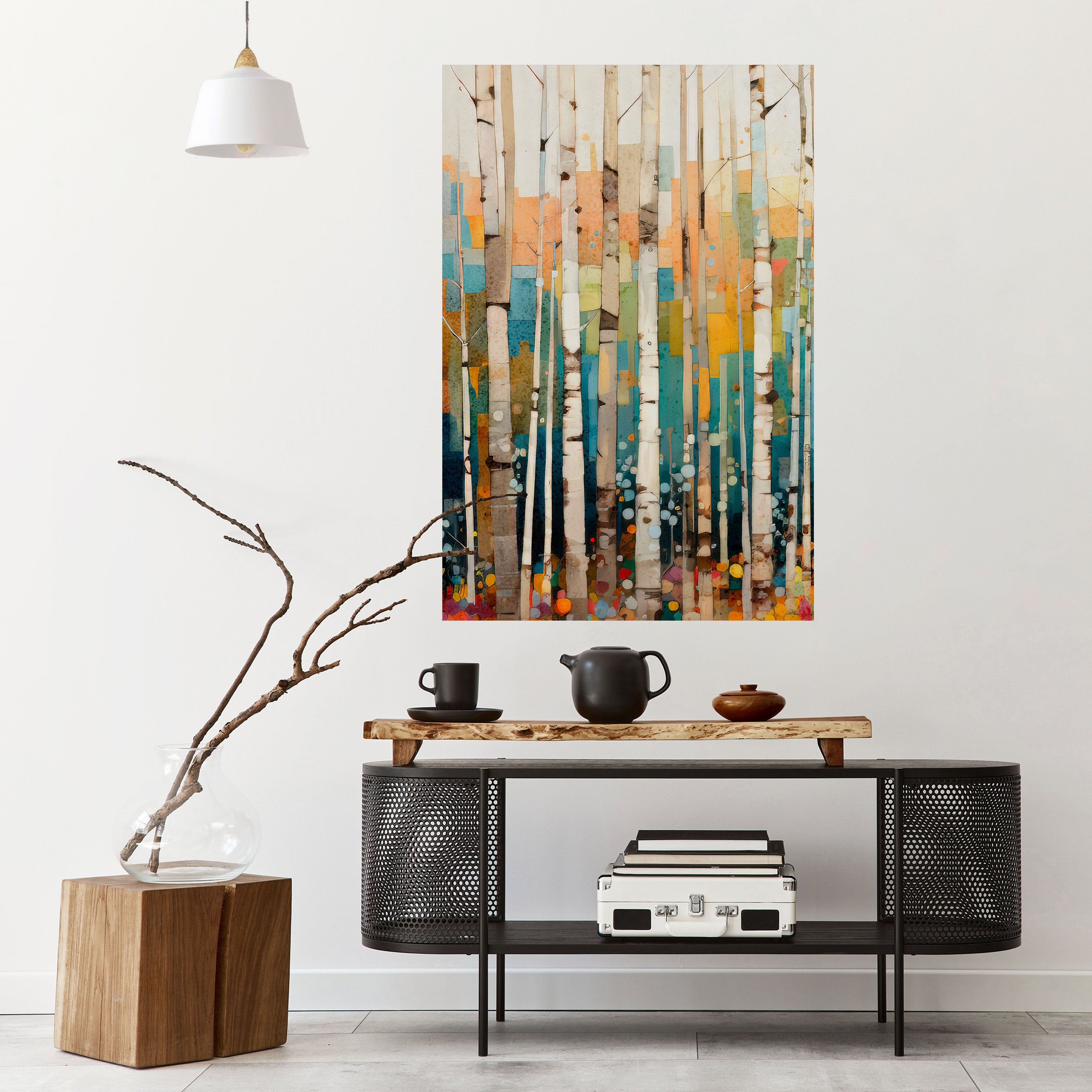 BIRCH KALEIDOSCOPE Naklejka/Plakat pionowy