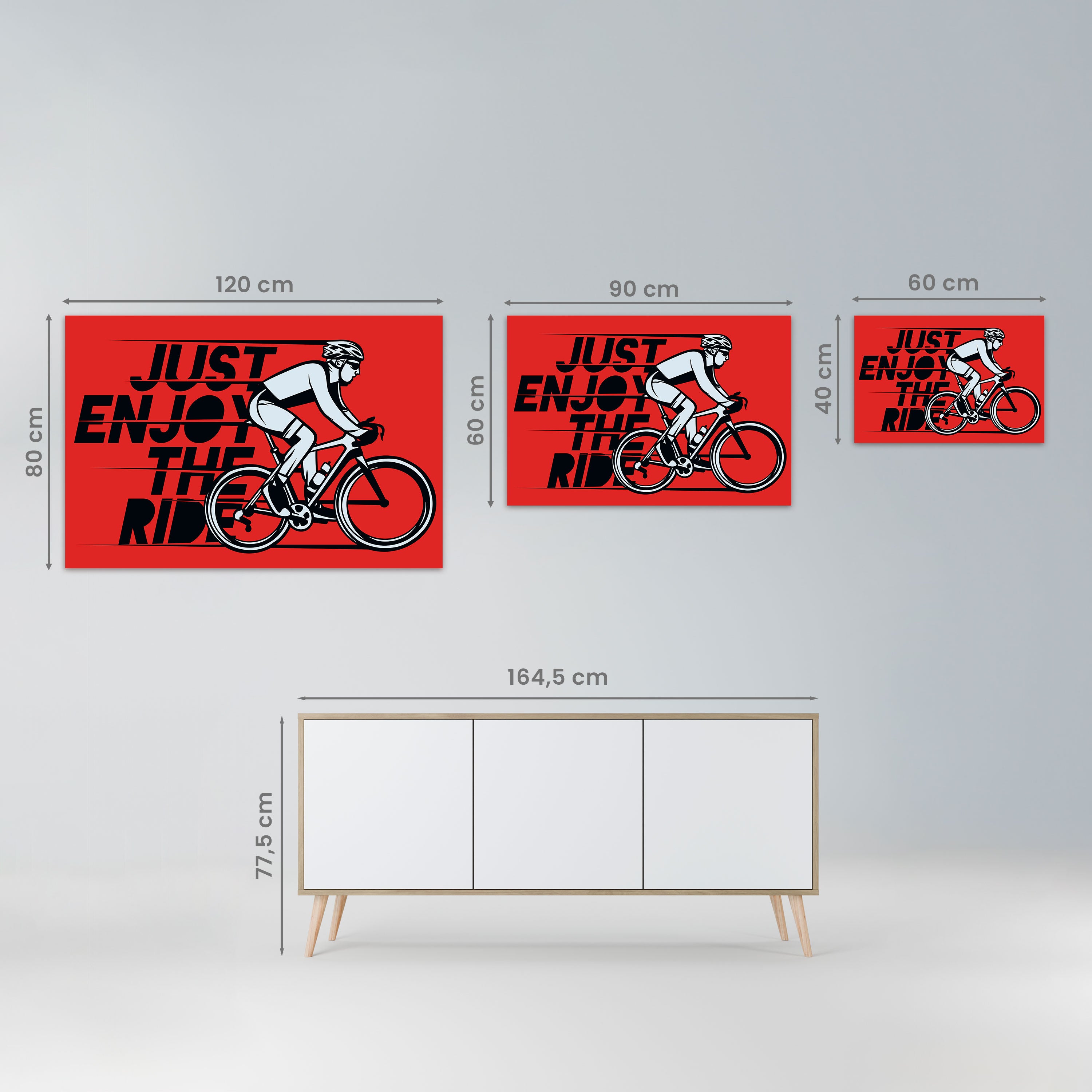ENJOY THE RIDE - Obraz na płótnie (poziomy)