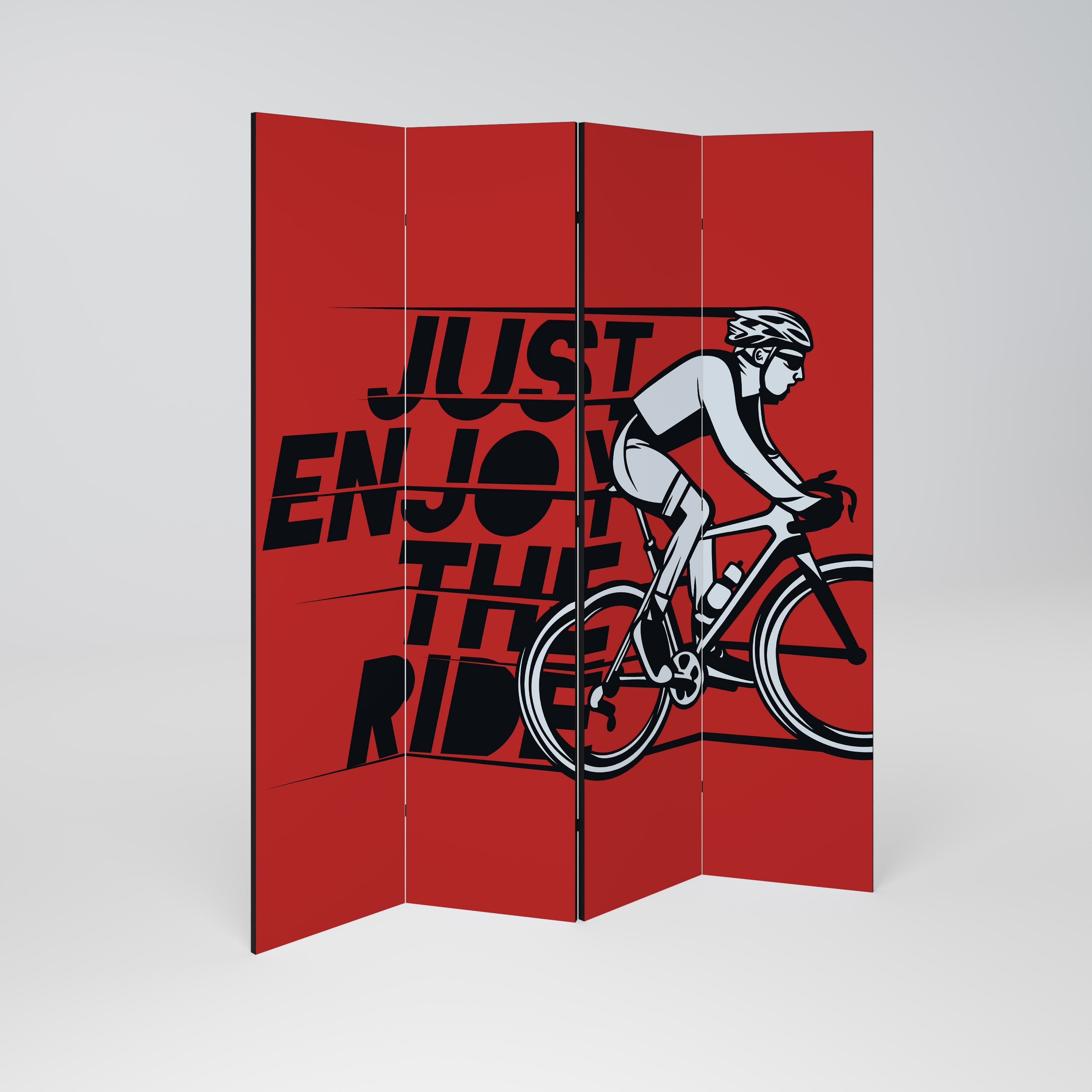 ENJOY THE RIDE Dekoracyjny parawan 4-skrzydłowy