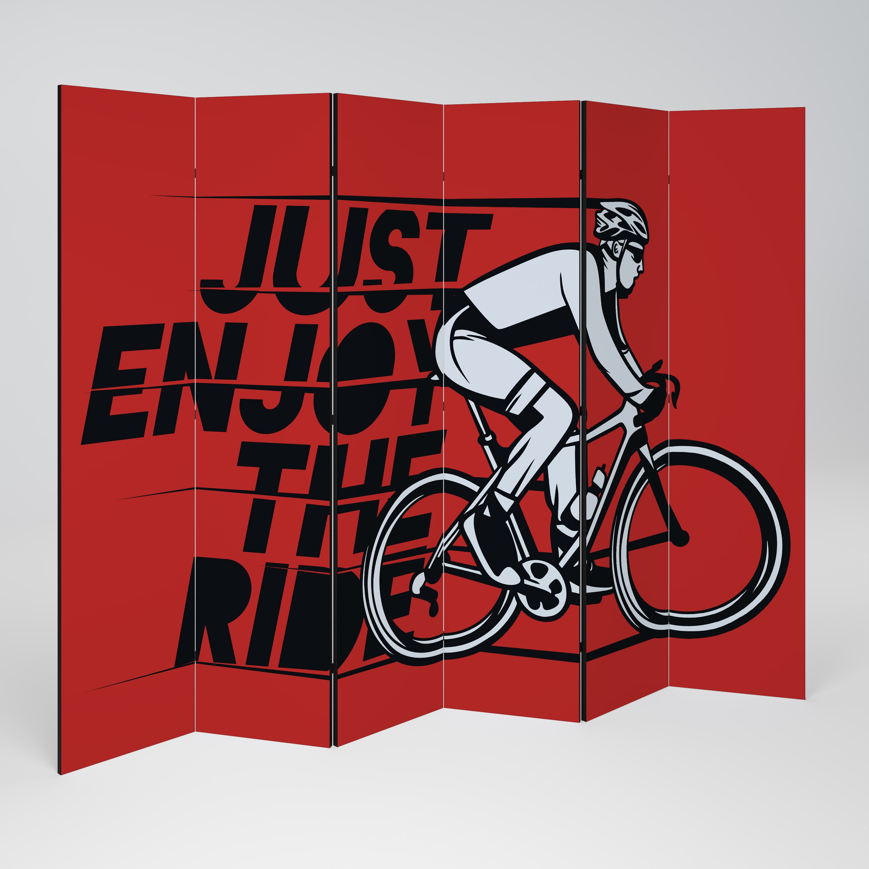 ENJOY THE RIDE Dekoracyjny parawan 6-skrzydłowy