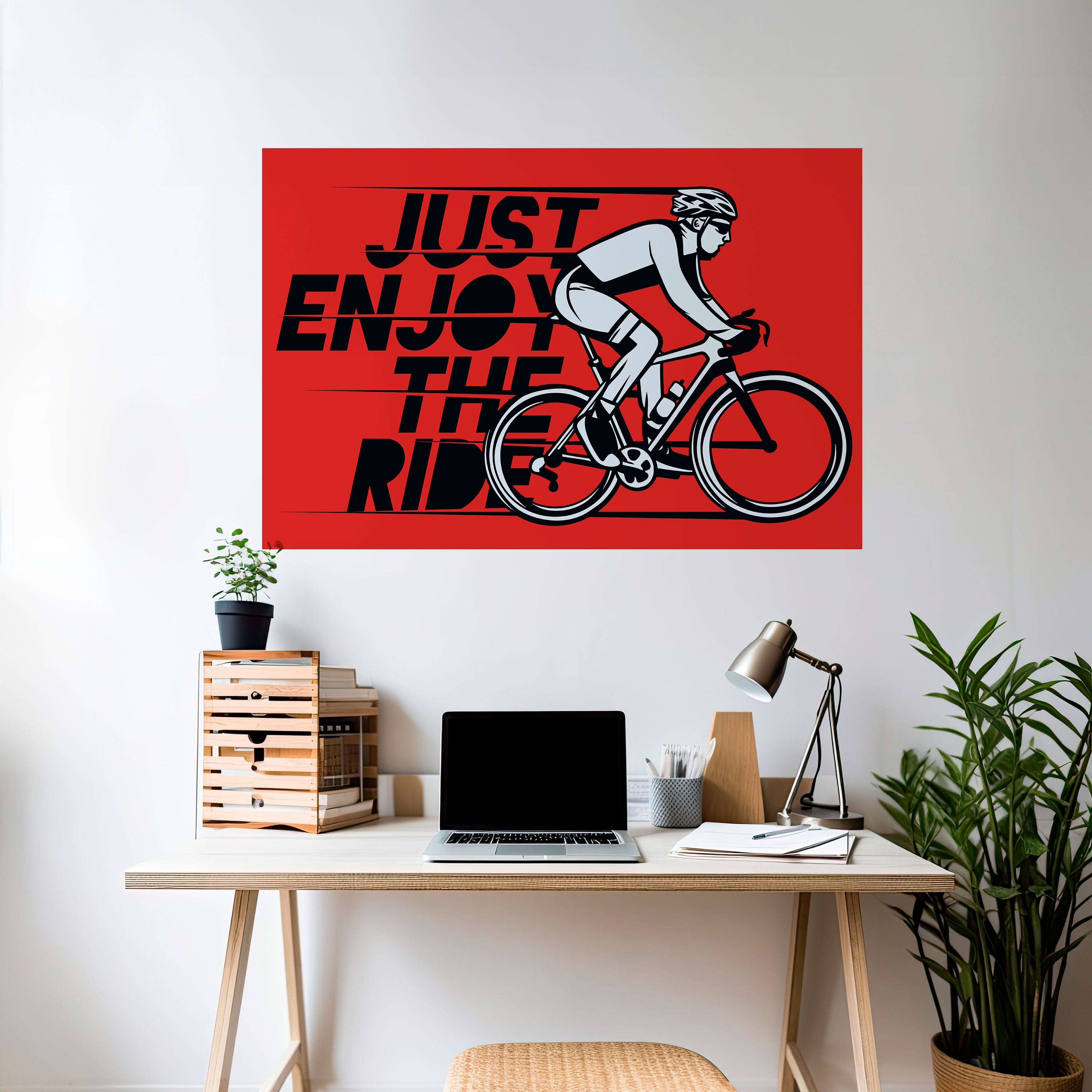 ENJOY THE RIDE Naklejka/Plakat poziomy
