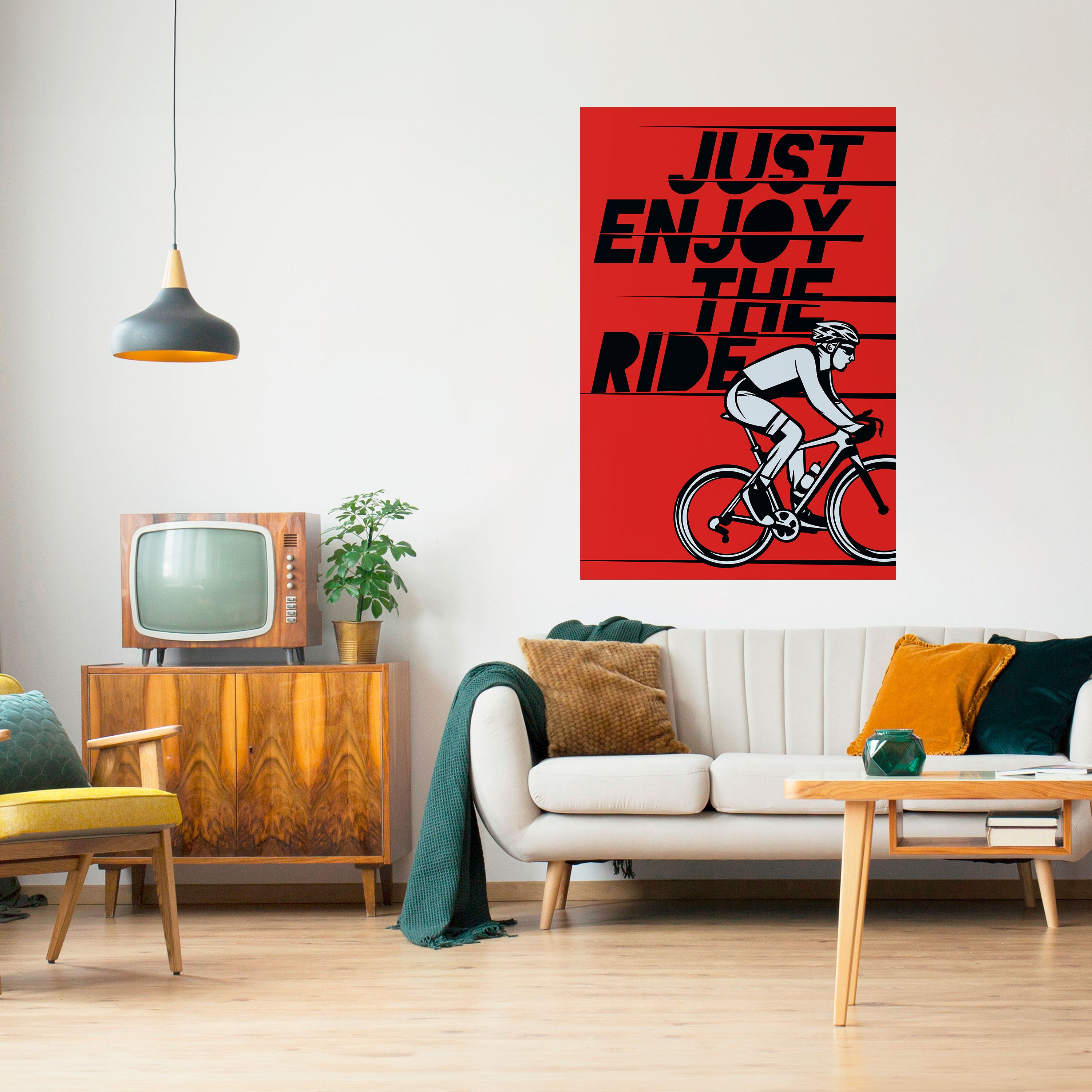 ENJOY THE RIDE Naklejka/Plakat pionowy