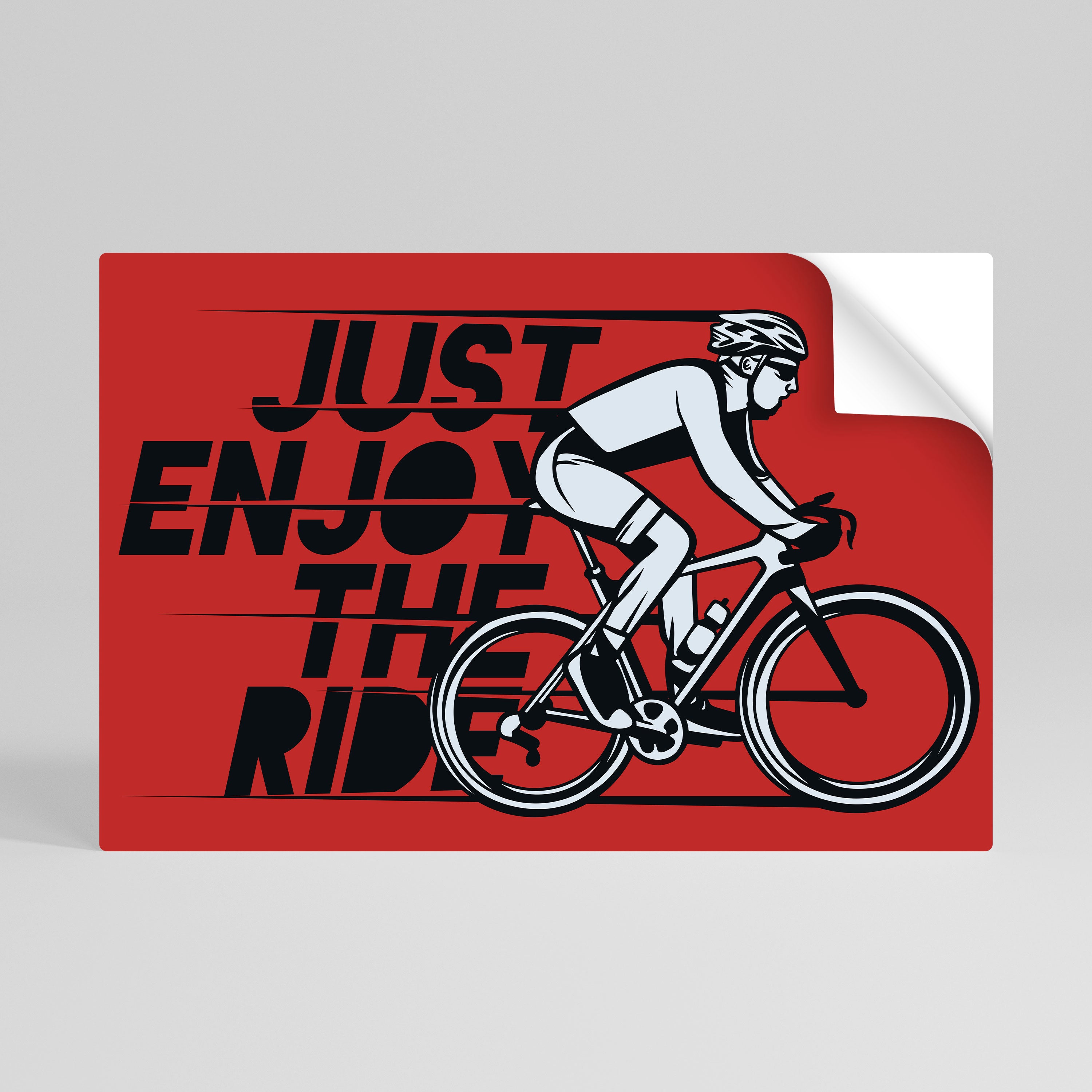 ENJOY THE RIDE Naklejka/Plakat poziomy