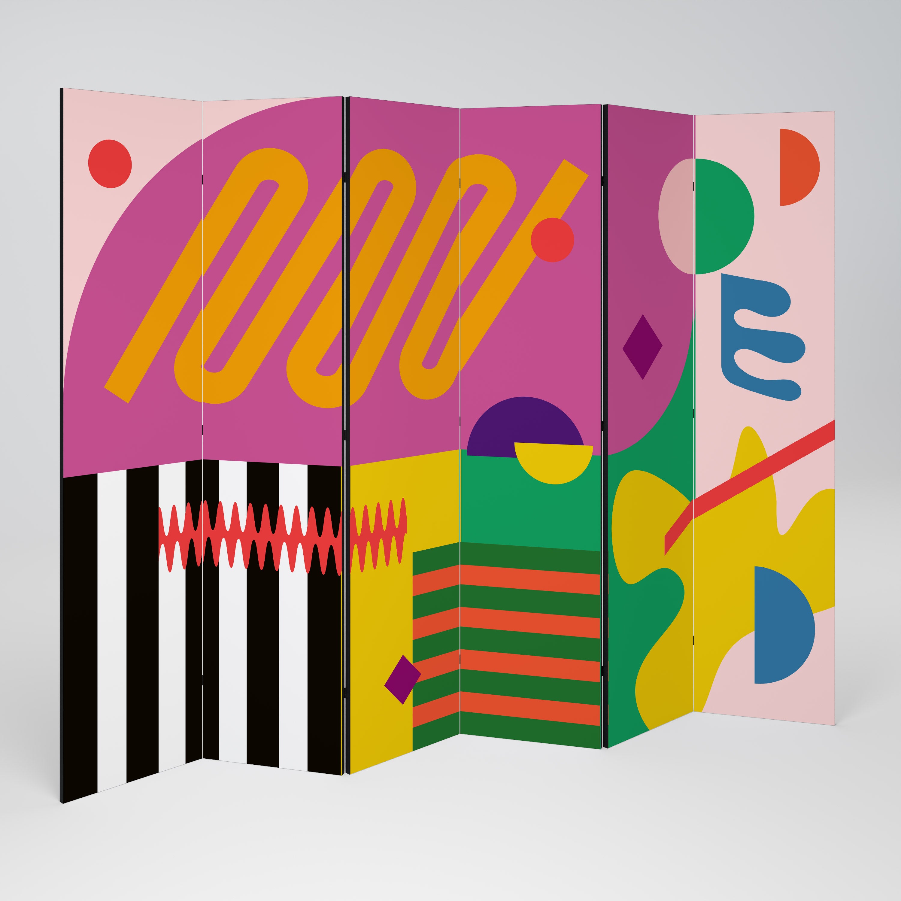 VIVID ART Dekoracyjny parawan 6-skrzydłowy