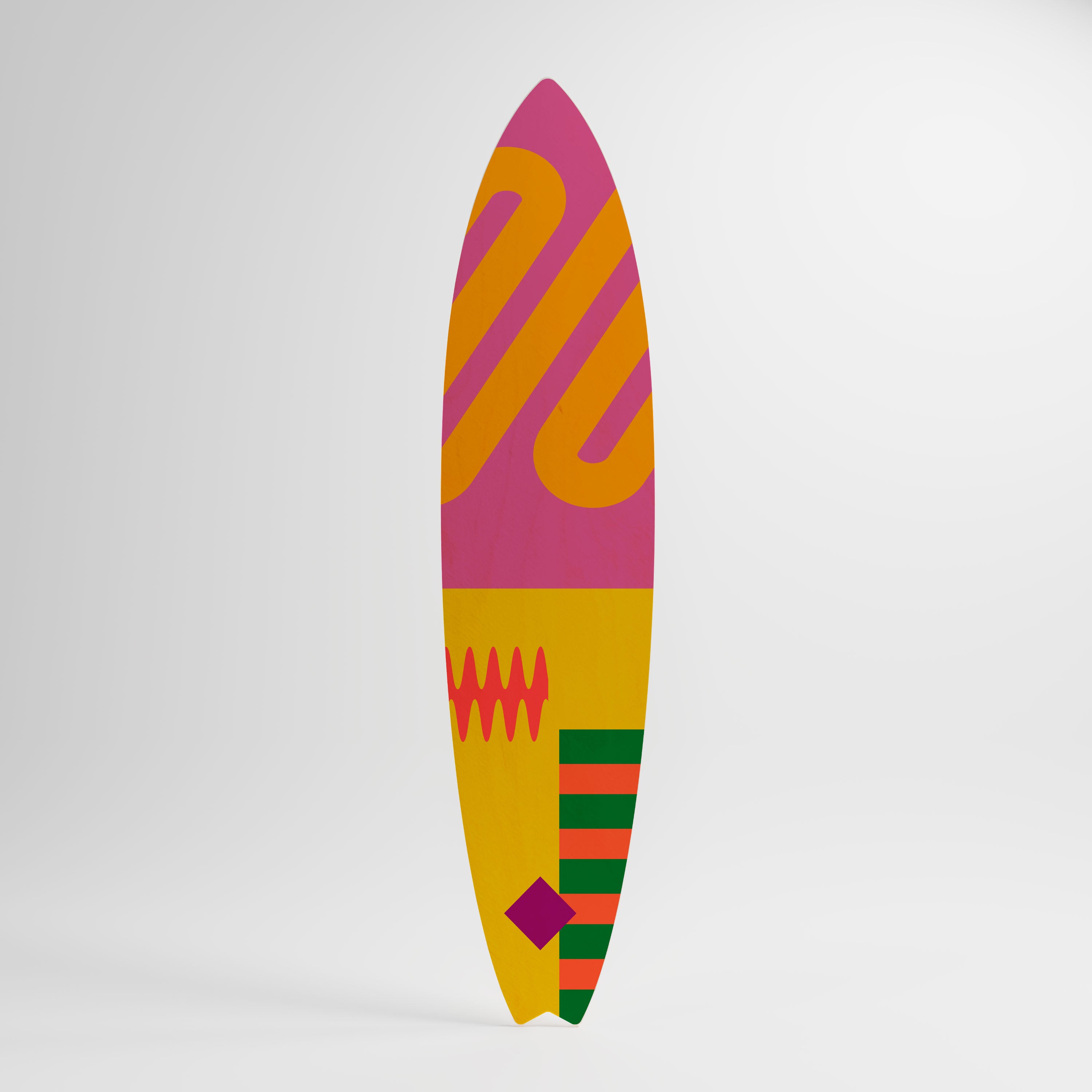 VIVID VIBRATIONS Dekoracyjna deska surfingowa