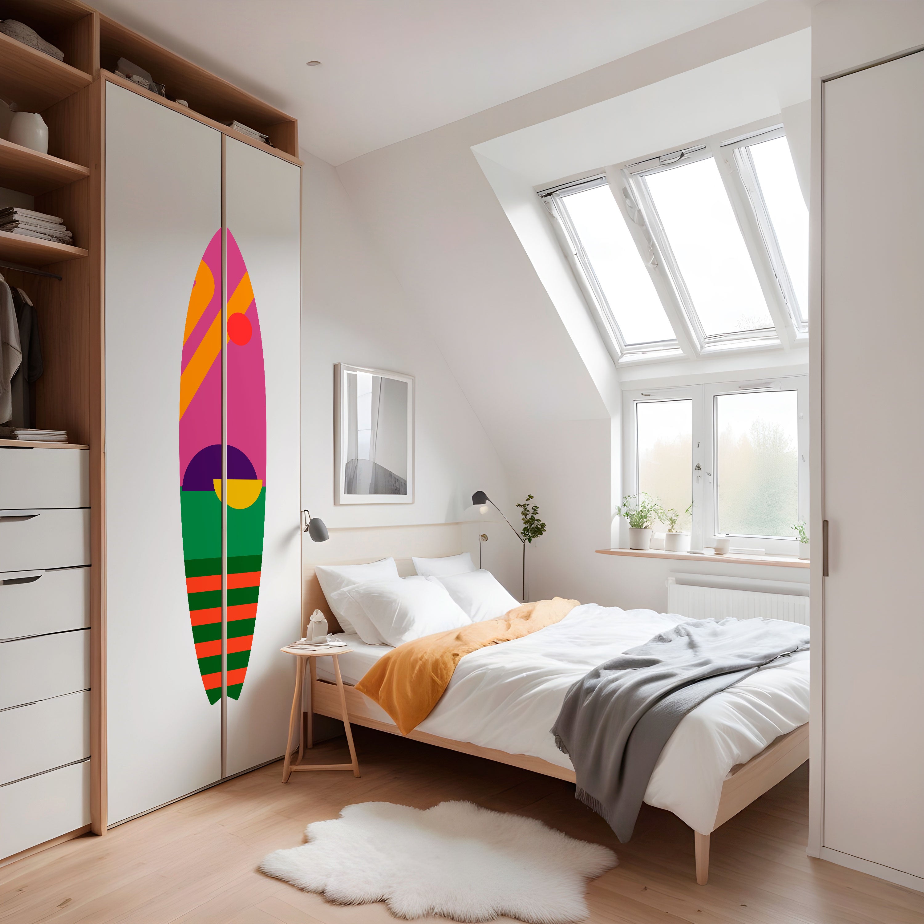 VIVID DREAMS Naklejka - deska surfingowa