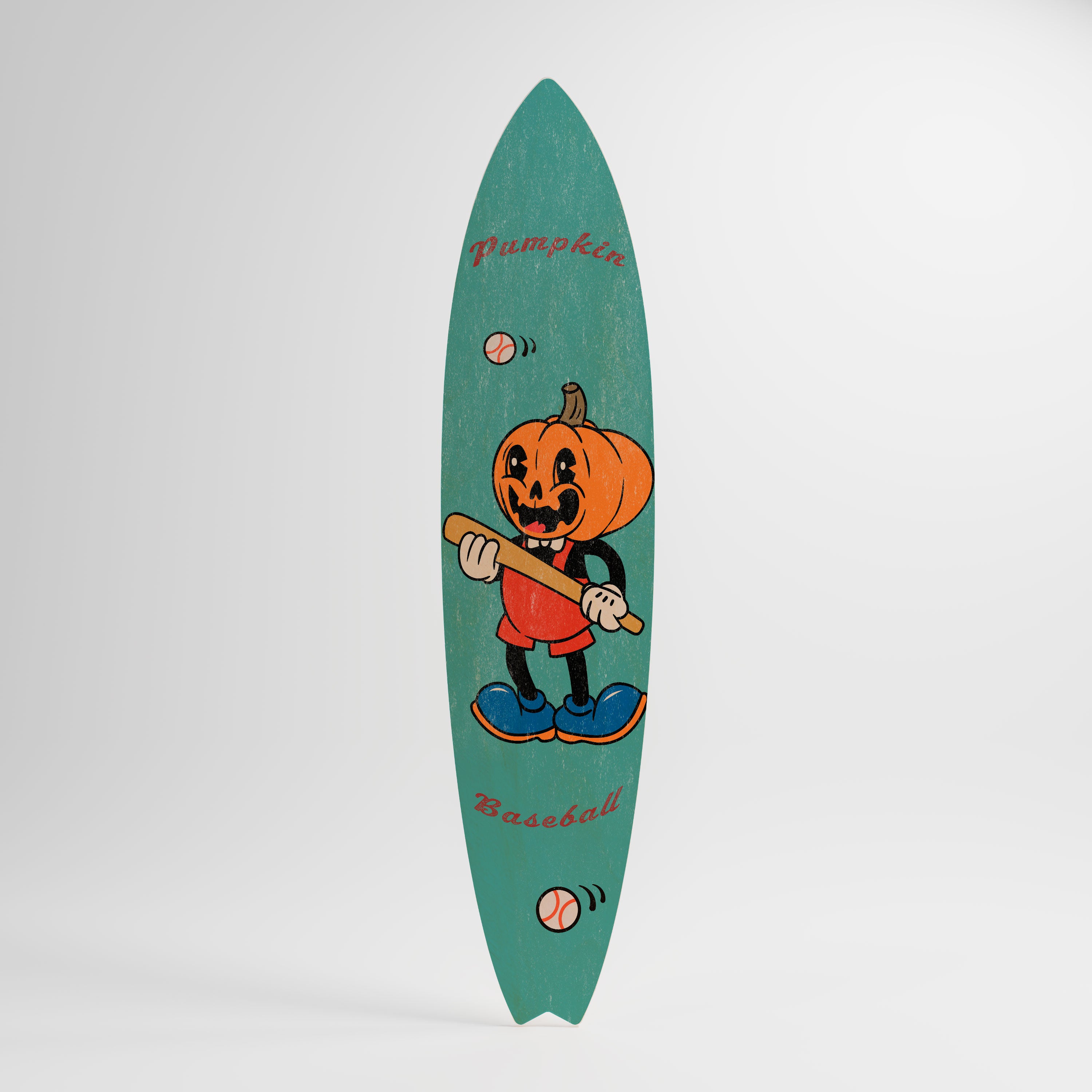 PUMPKIN BASEBALL Dekoracyjna deska surfingowa