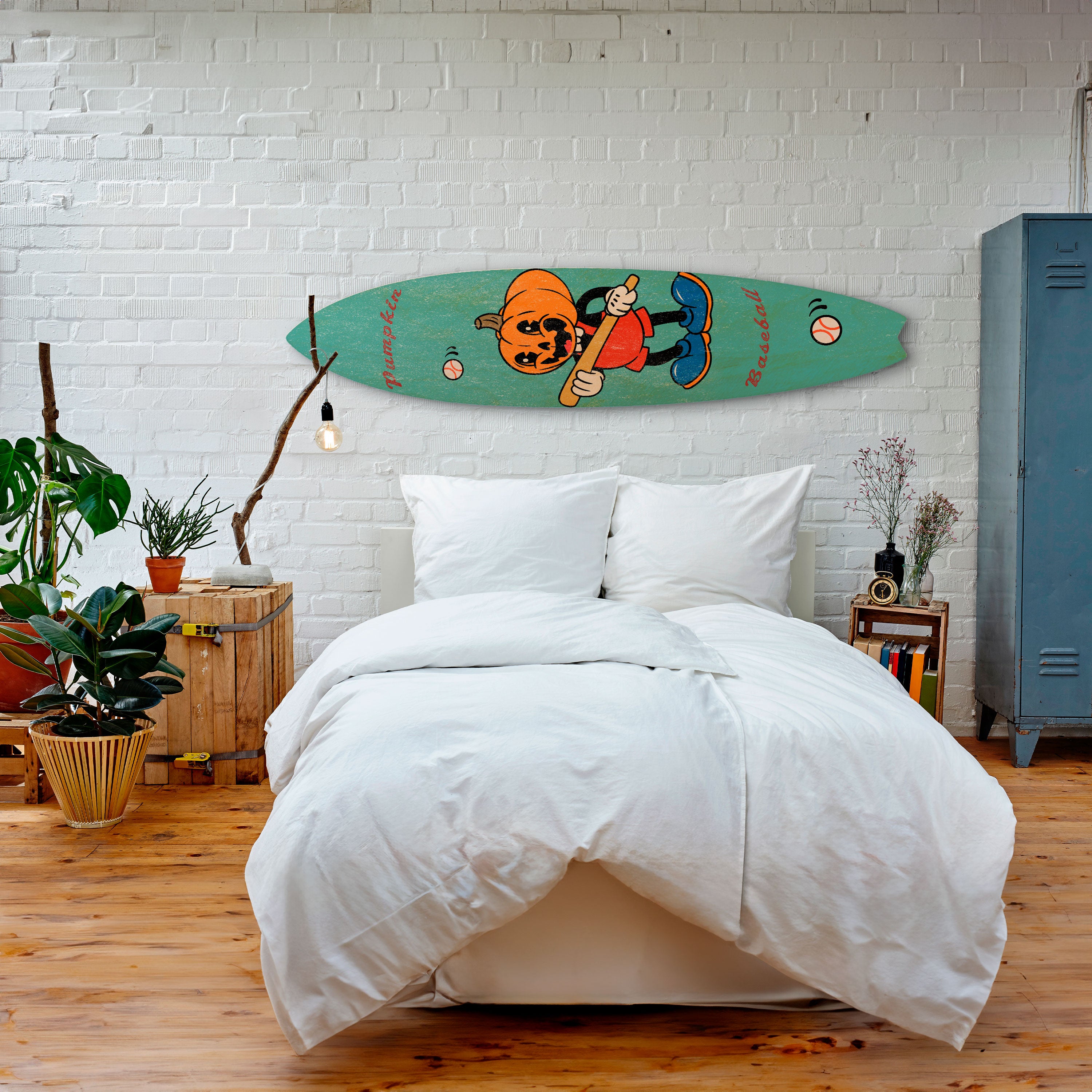 PUMPKIN BASEBALL Dekoracyjna deska surfingowa