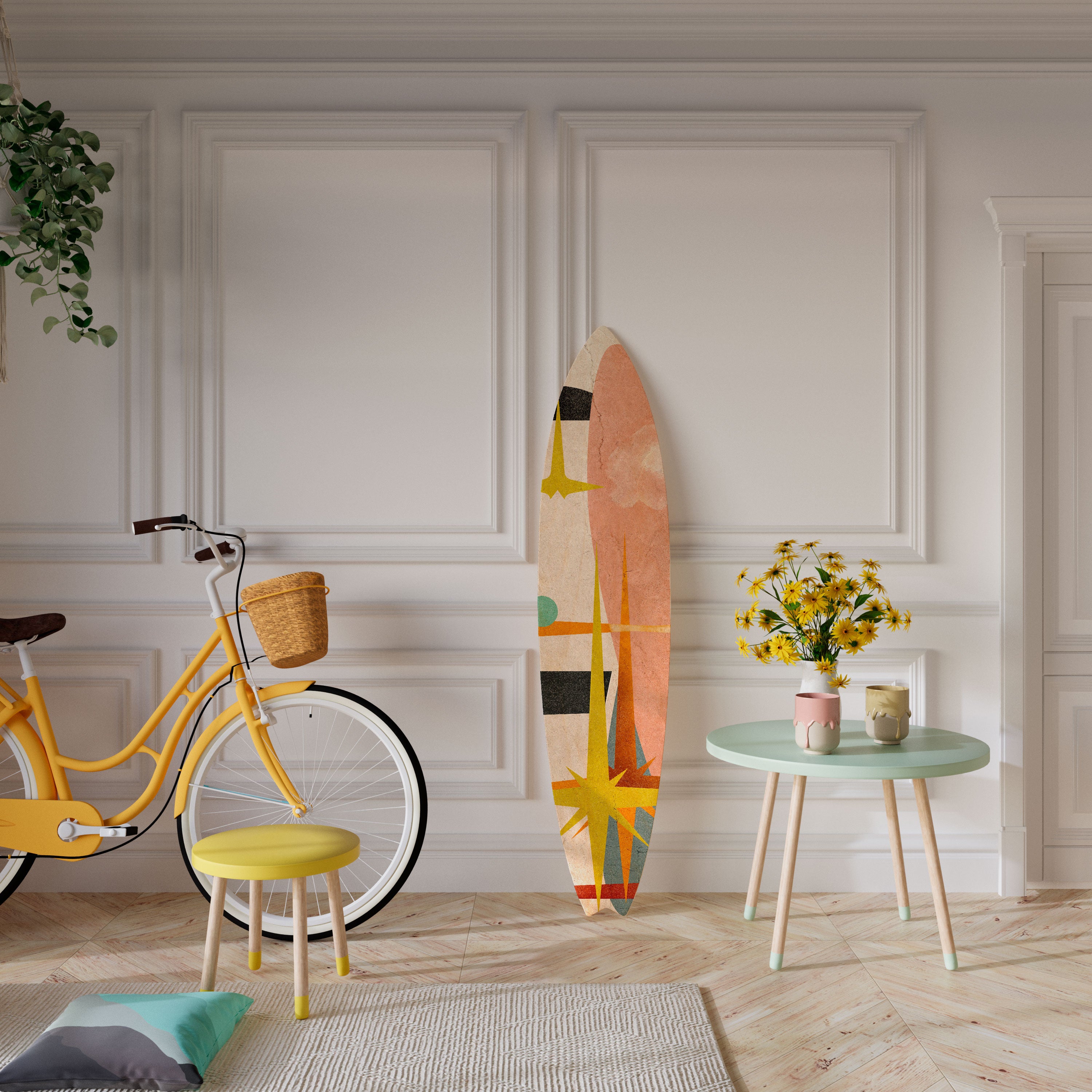 INTERSTELLAR VIBES Dekoracyjna deska surfingowa