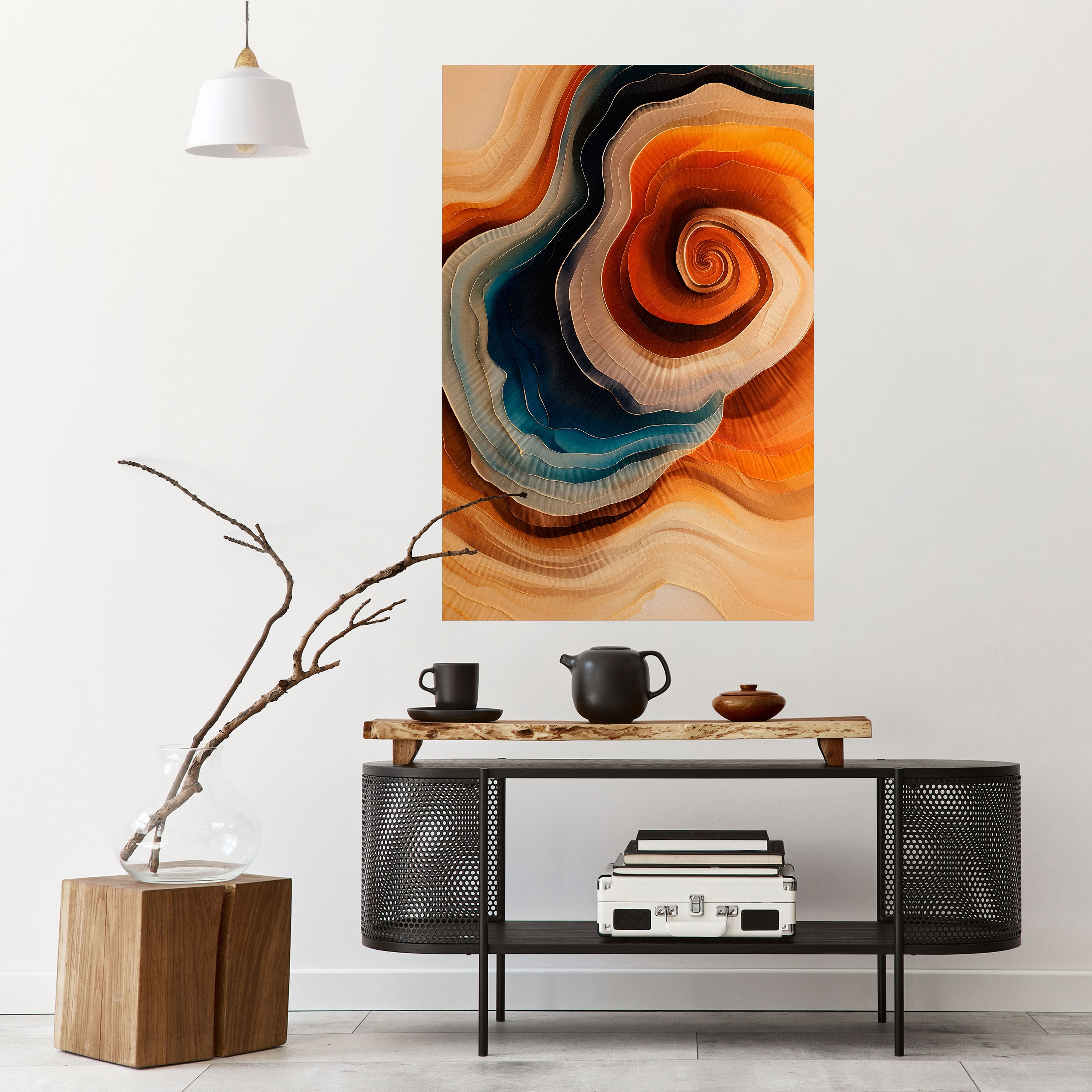 SPIRALING DREAMSCAPE Naklejka/Plakat pionowy