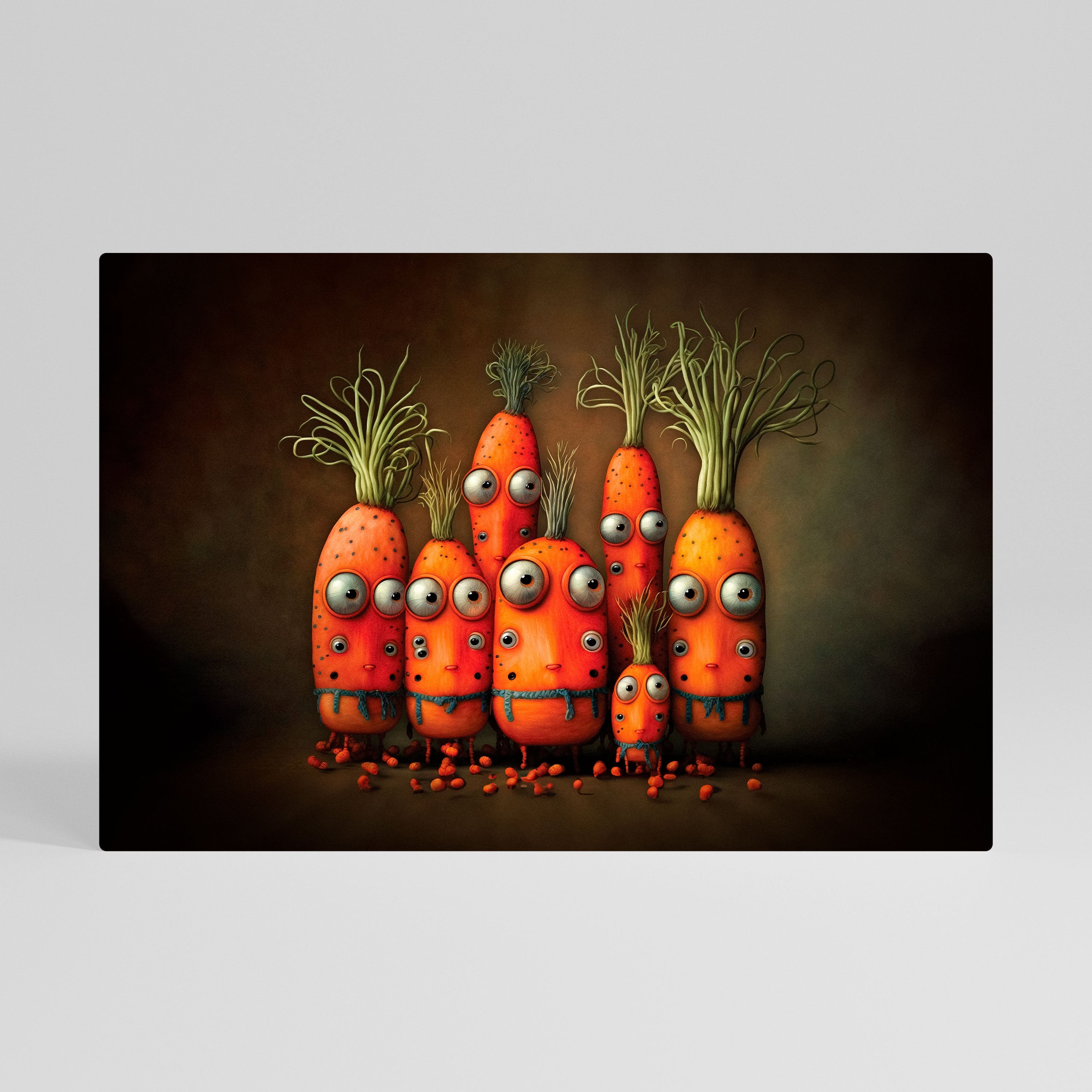 CUTE OR SCARY - Obraz na płótnie (poziomy)