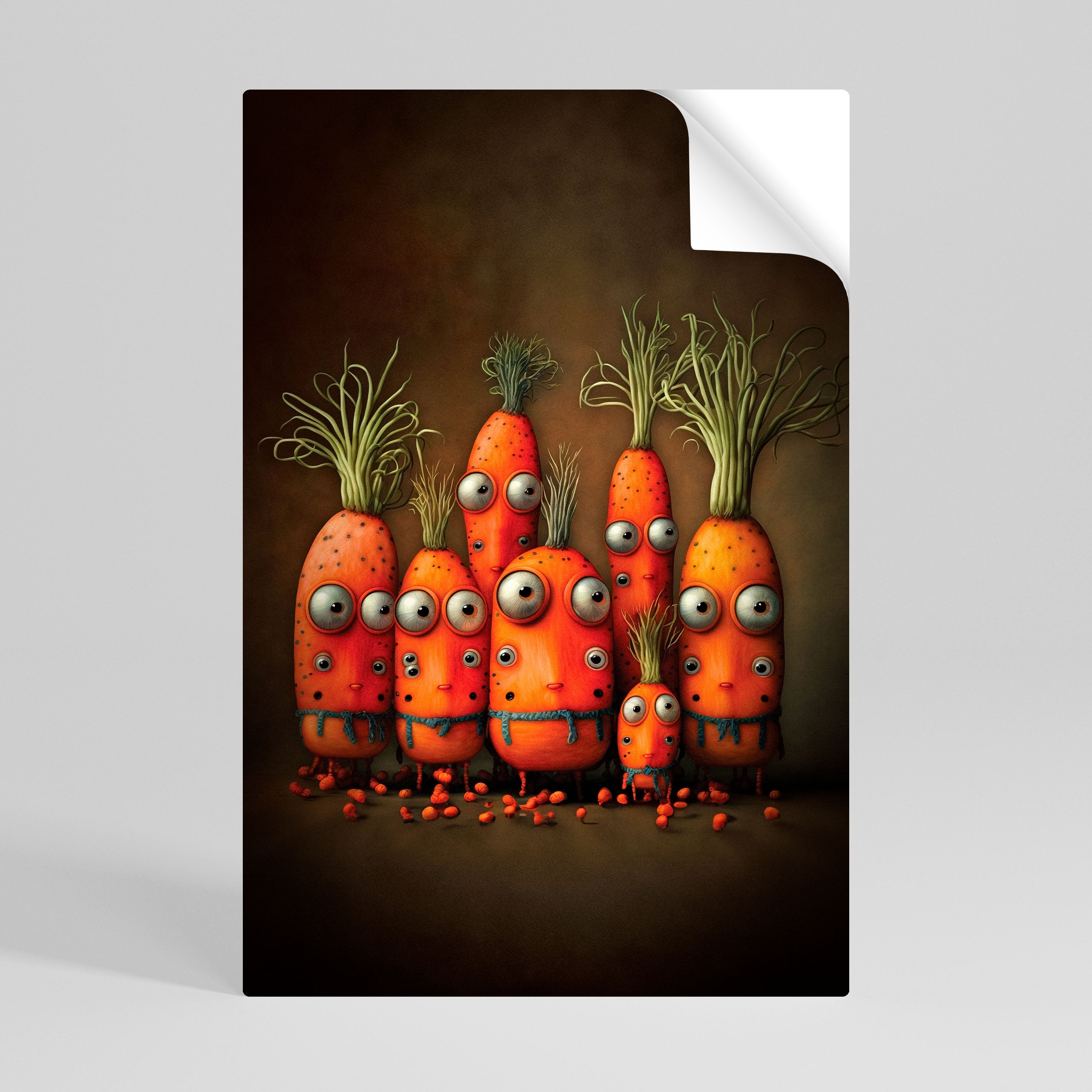 CUTE OR SCARY Naklejka/Plakat pionowy