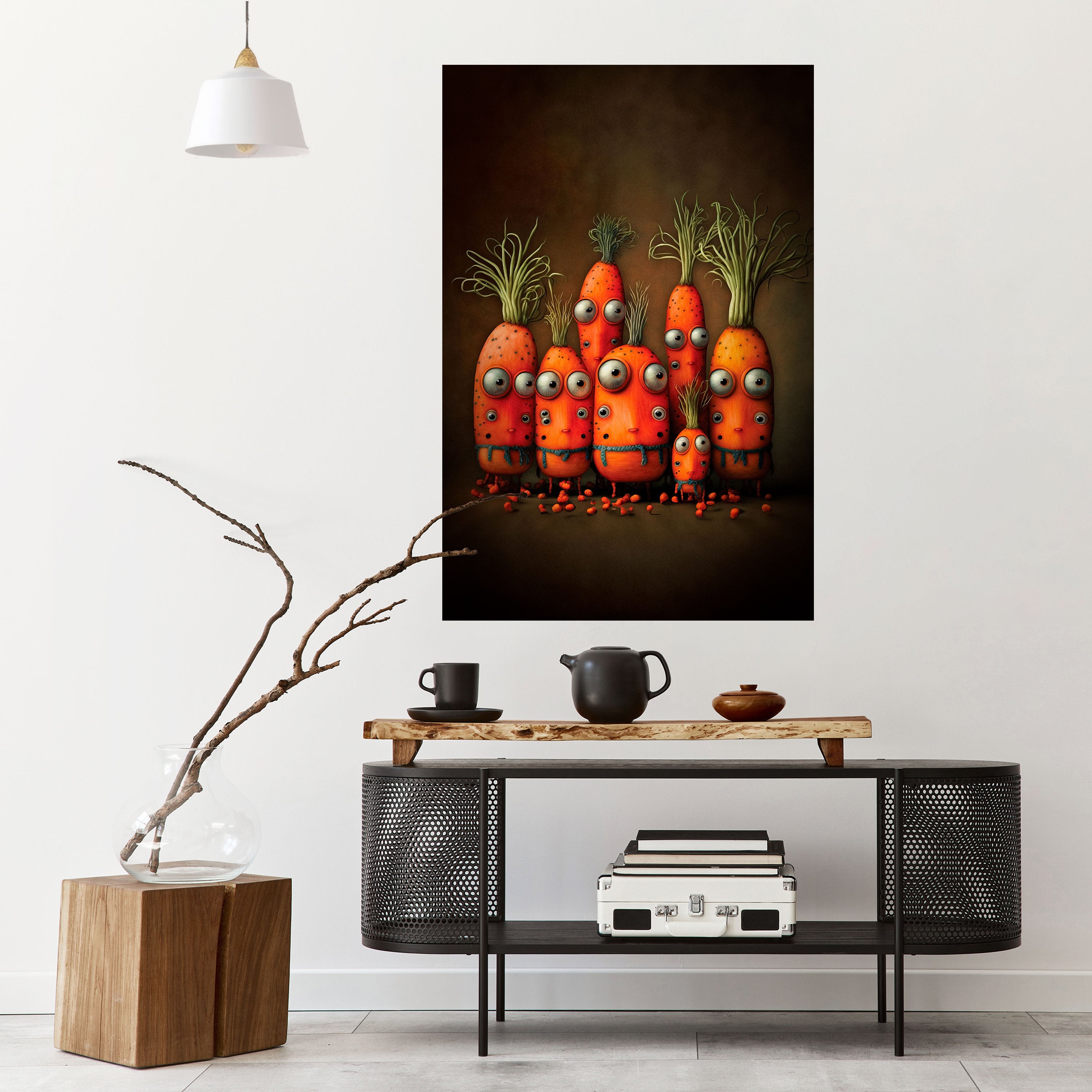 CUTE OR SCARY Naklejka/Plakat pionowy
