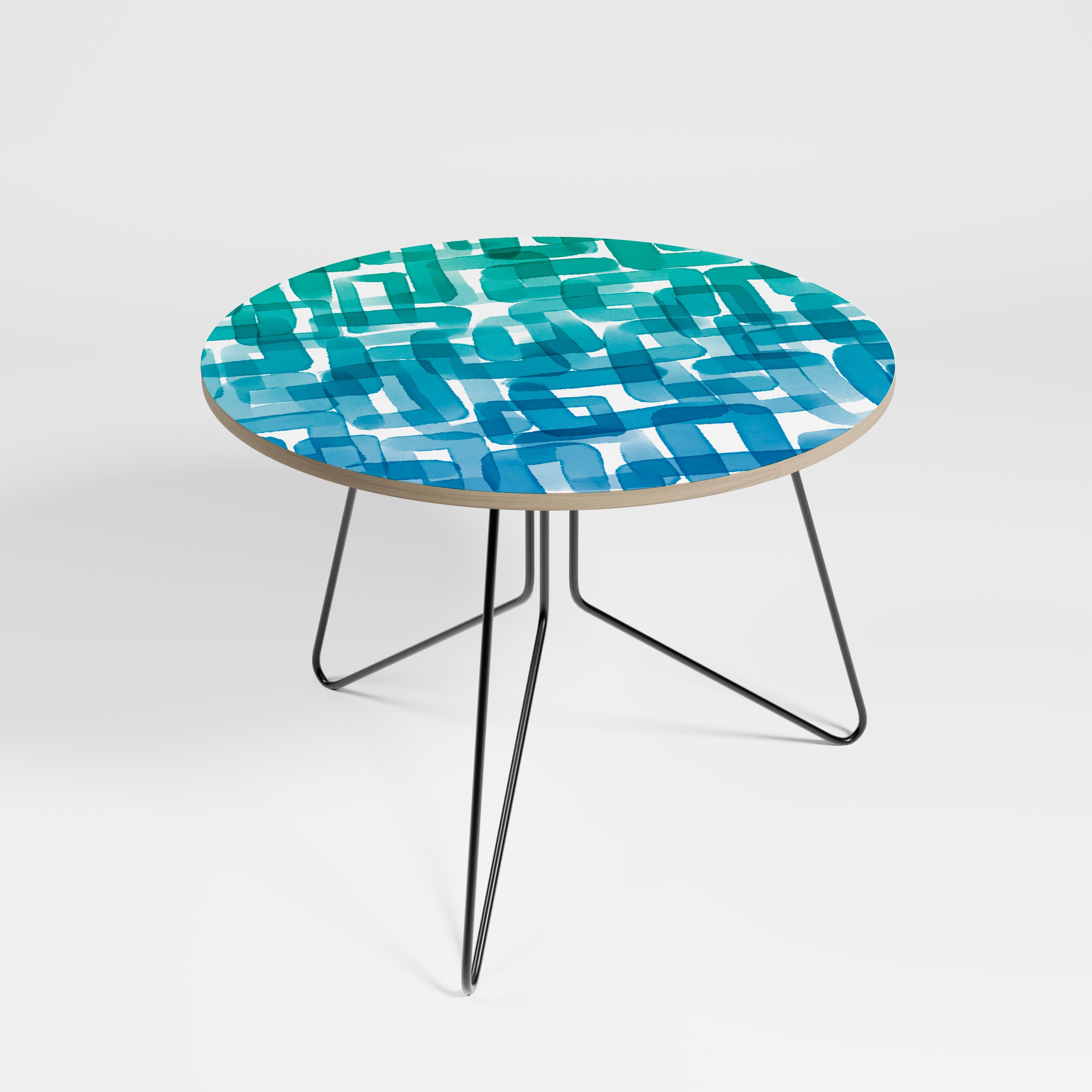 TURQUOISE RECTANGLES Stolik kawowy duży