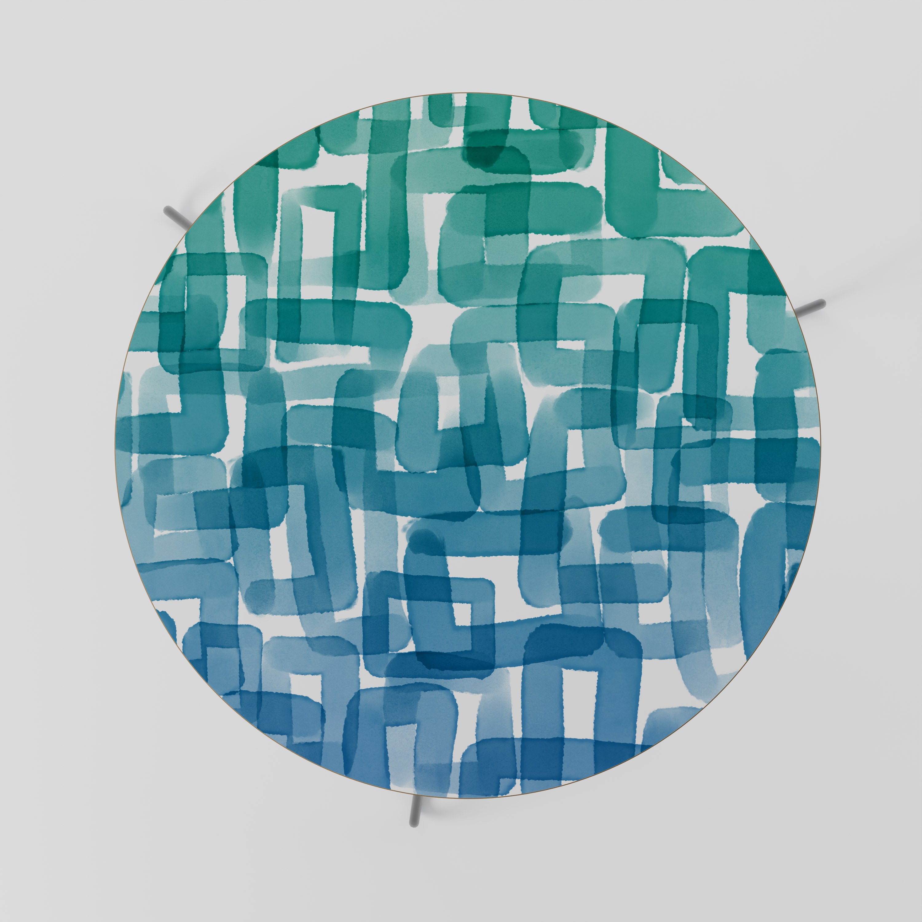 TURQUOISE RECTANGLES Stolik kawowy duży