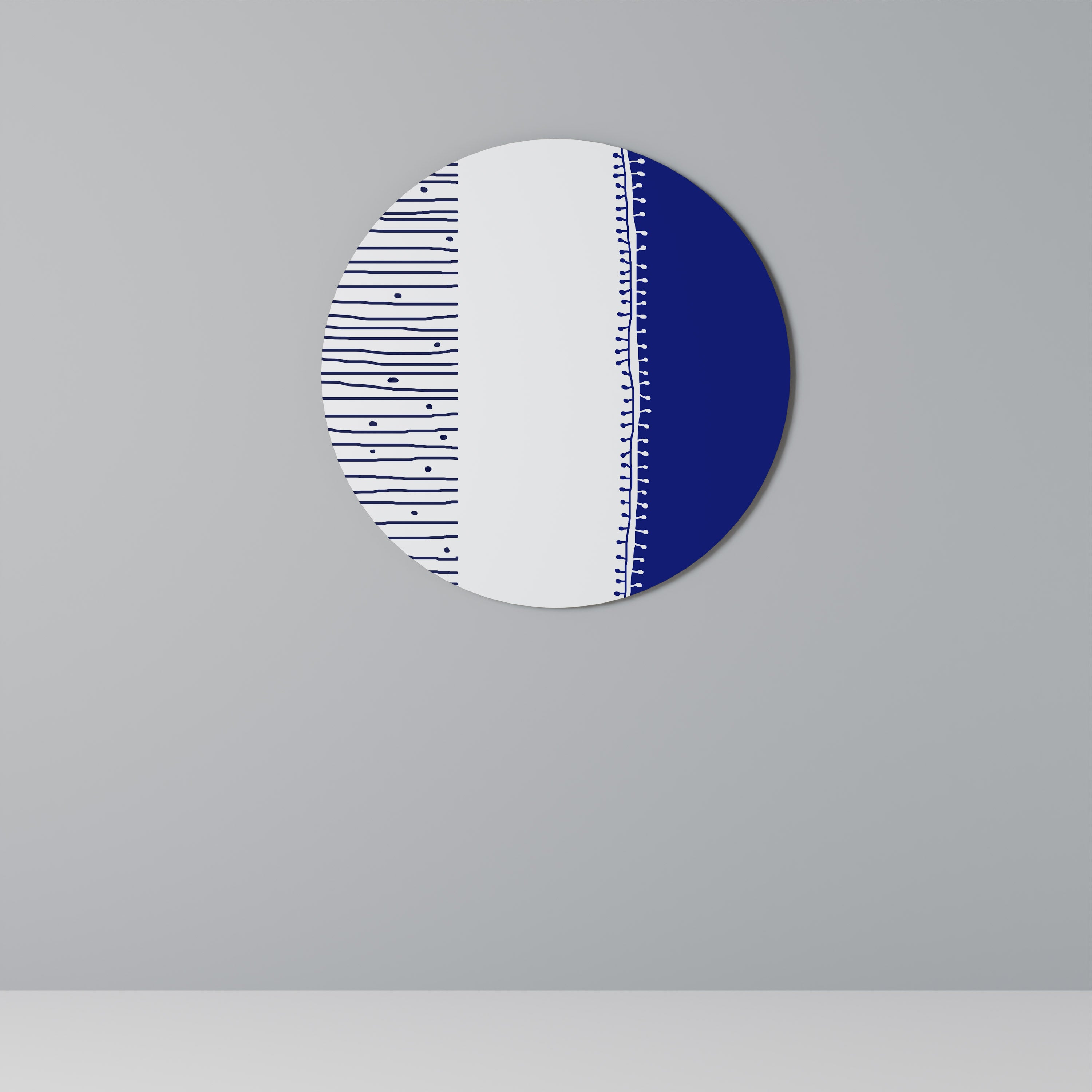 BLUE HARMONY DESIGN Obraz okrągły