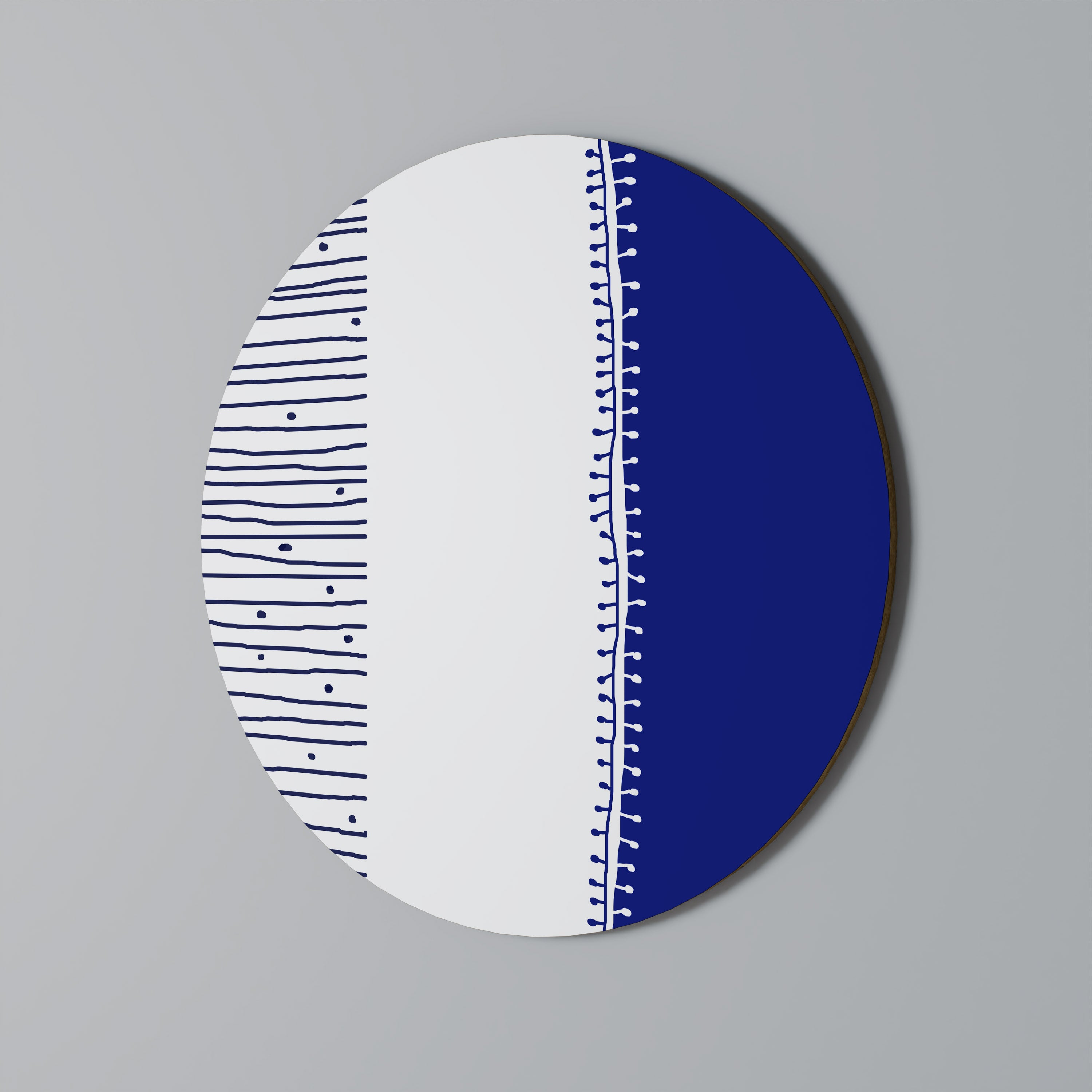 BLUE HARMONY DESIGN Obraz okrągły