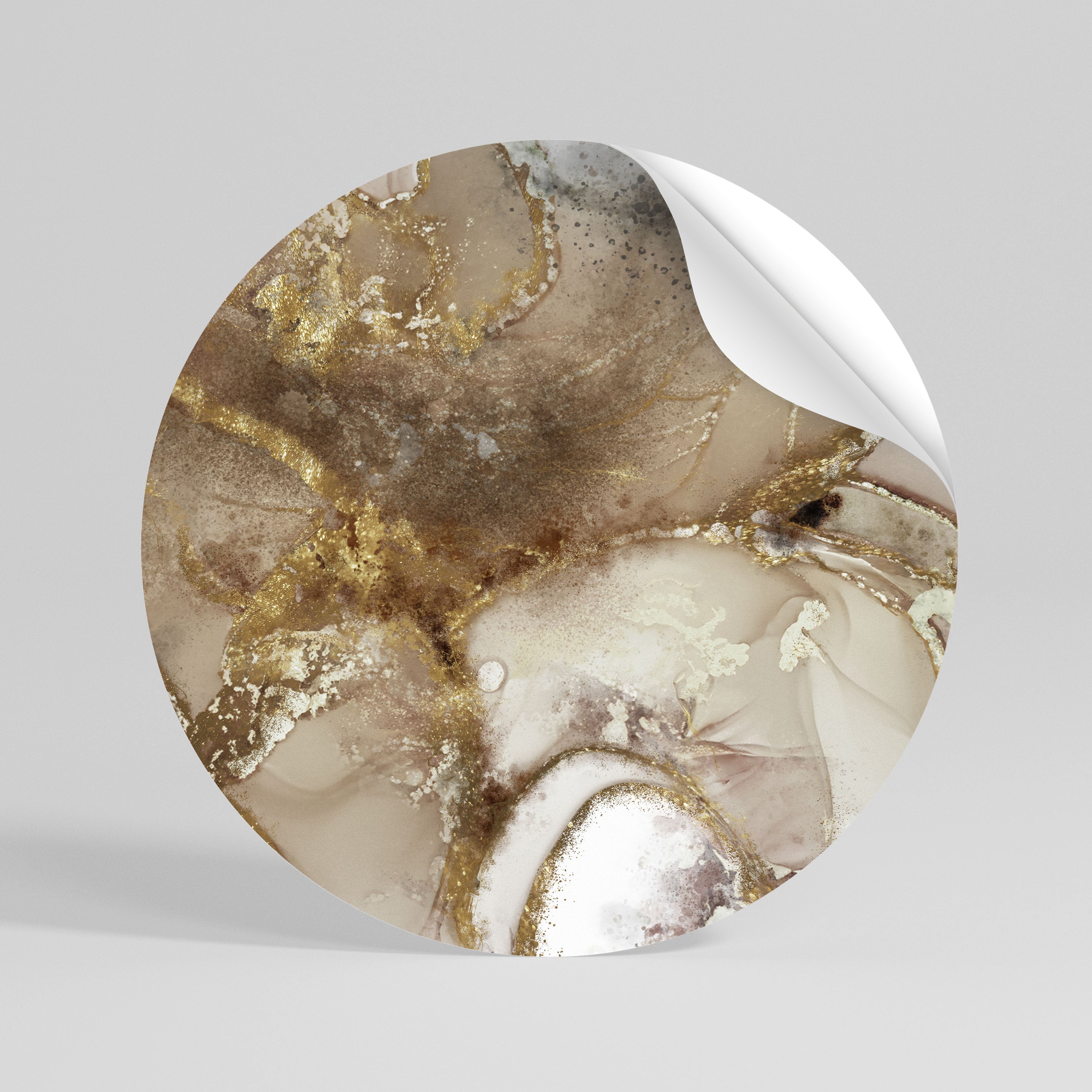 CALMING STREAMS Naklejka okrągła