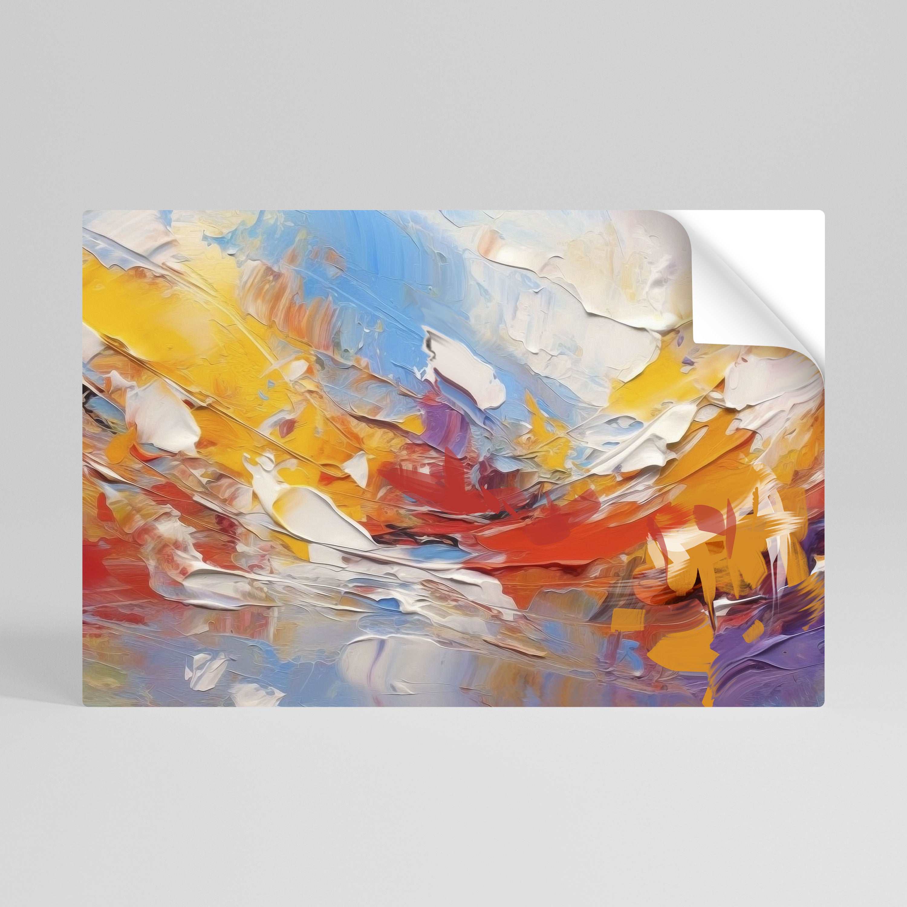 COLORFUL REVERIE Naklejka/Plakat poziomy