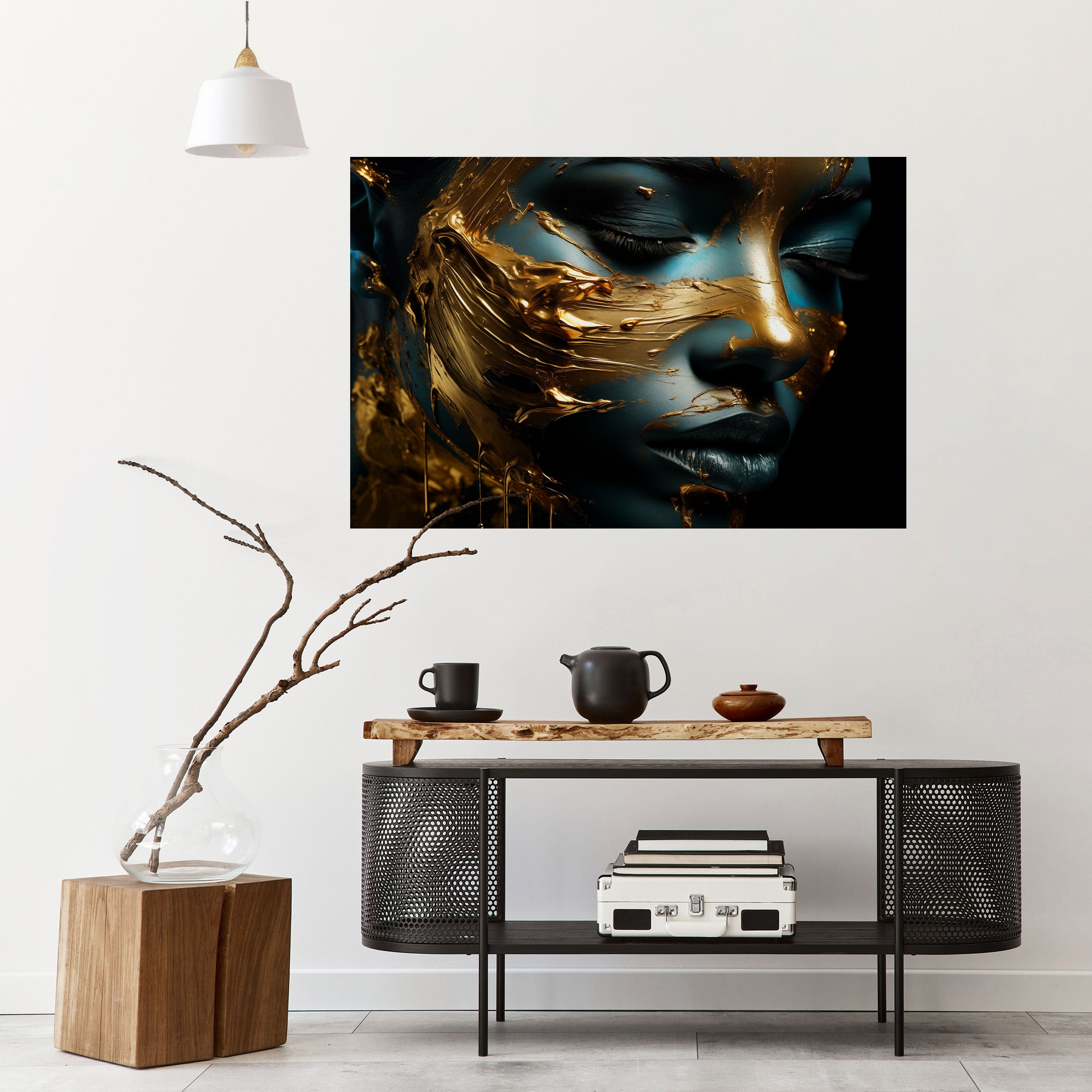 LUSTROUS BEAUTY Naklejka/Plakat poziomy