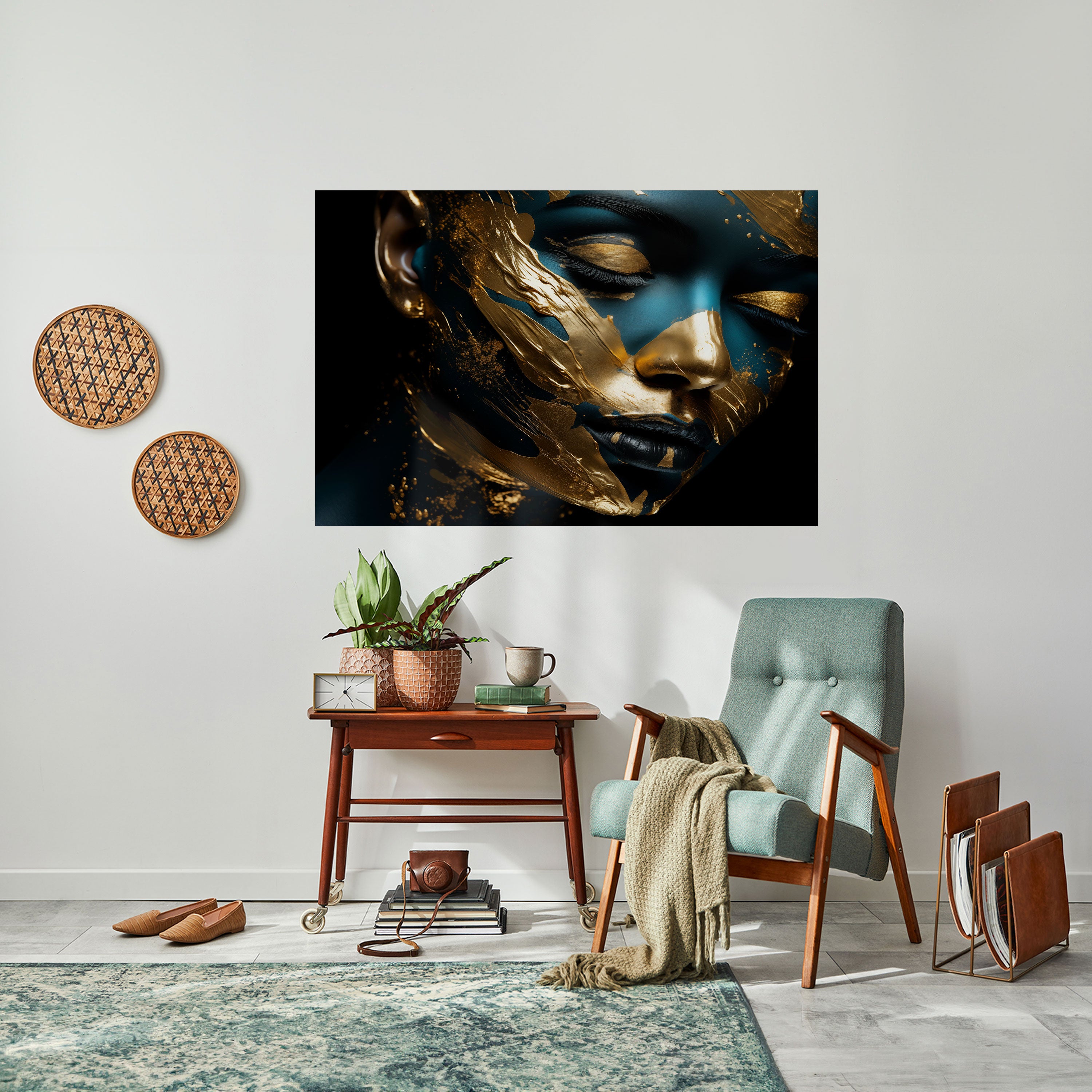 GILDED GRACE Naklejka/Plakat poziomy