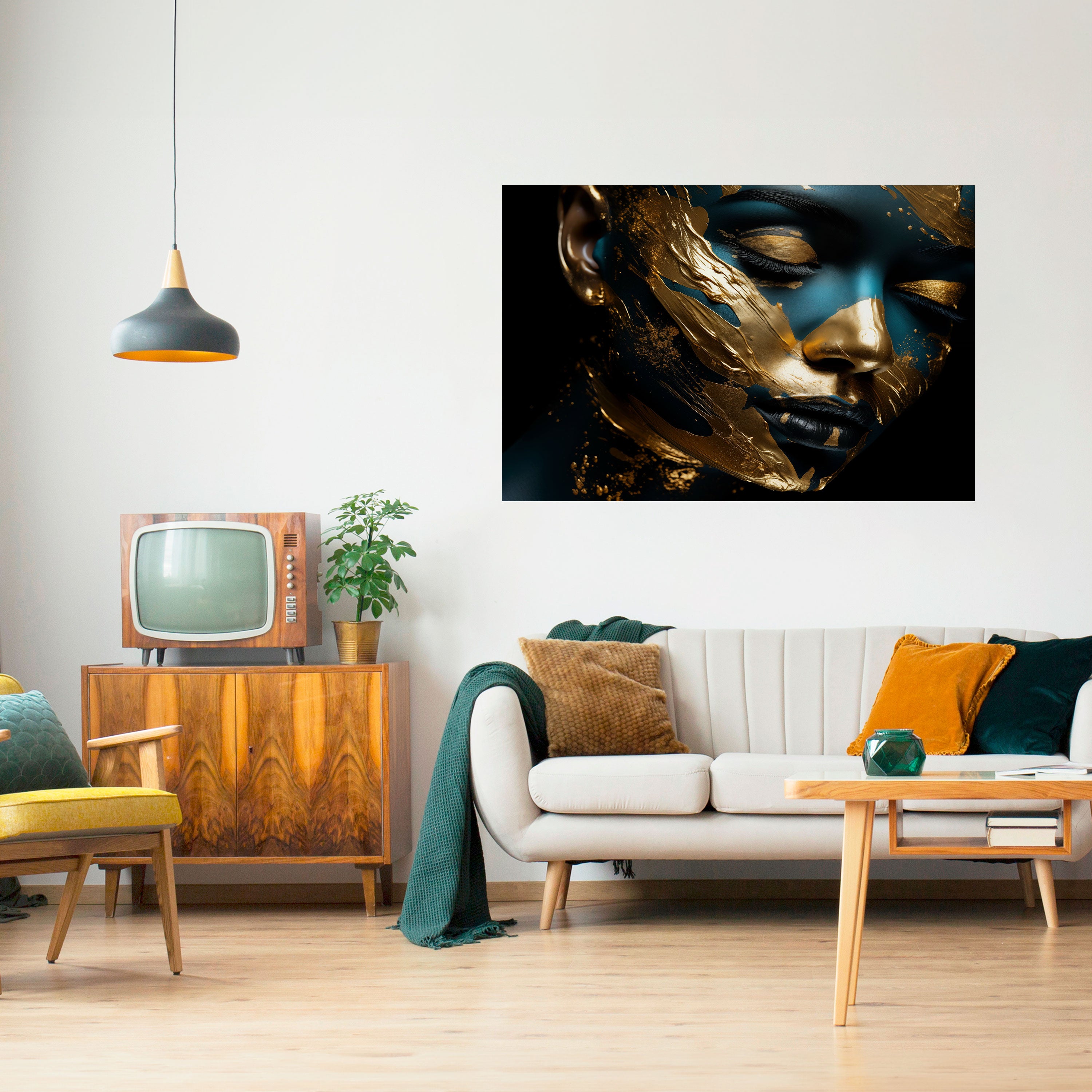 GILDED GRACE Naklejka/Plakat poziomy