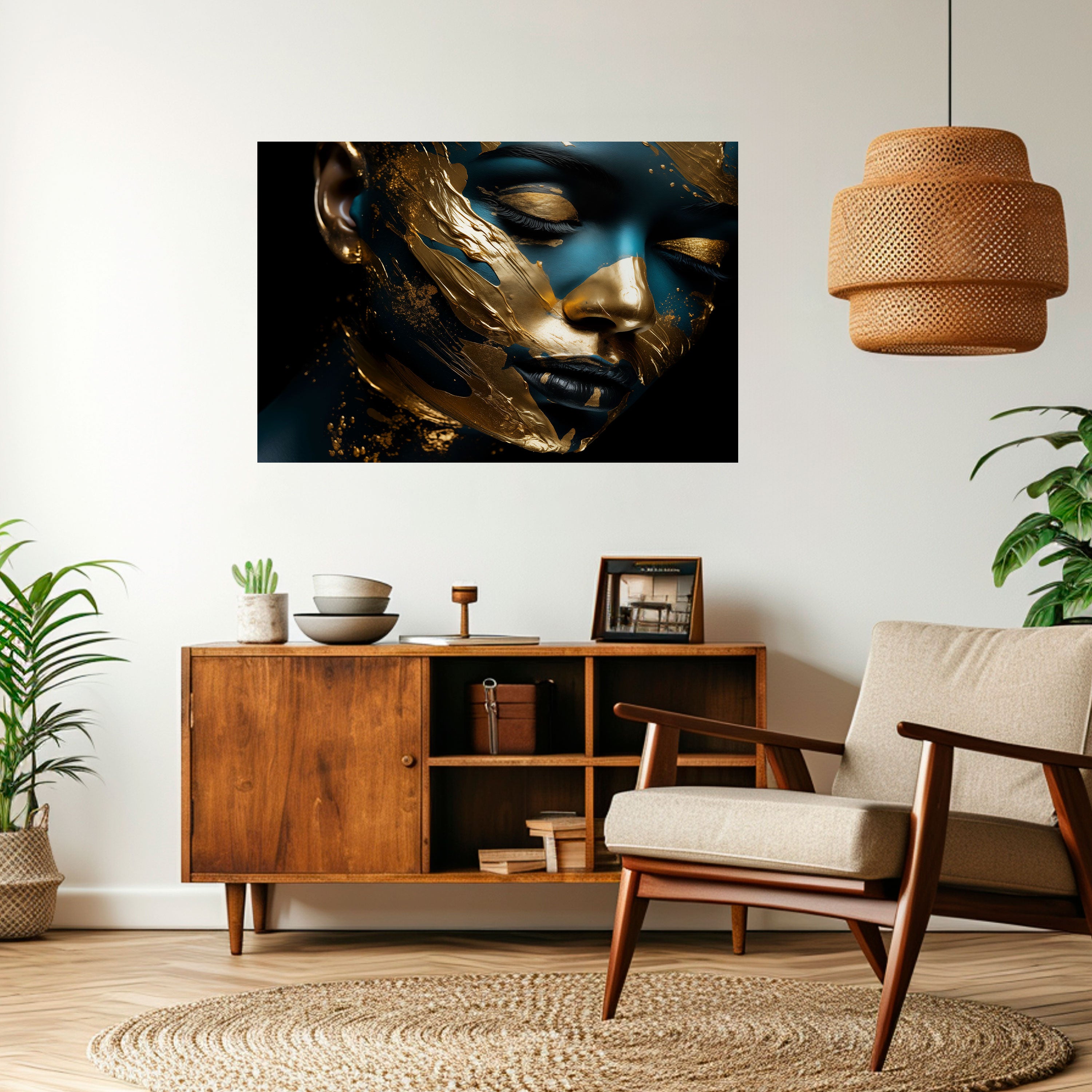 GILDED GRACE Naklejka/Plakat poziomy