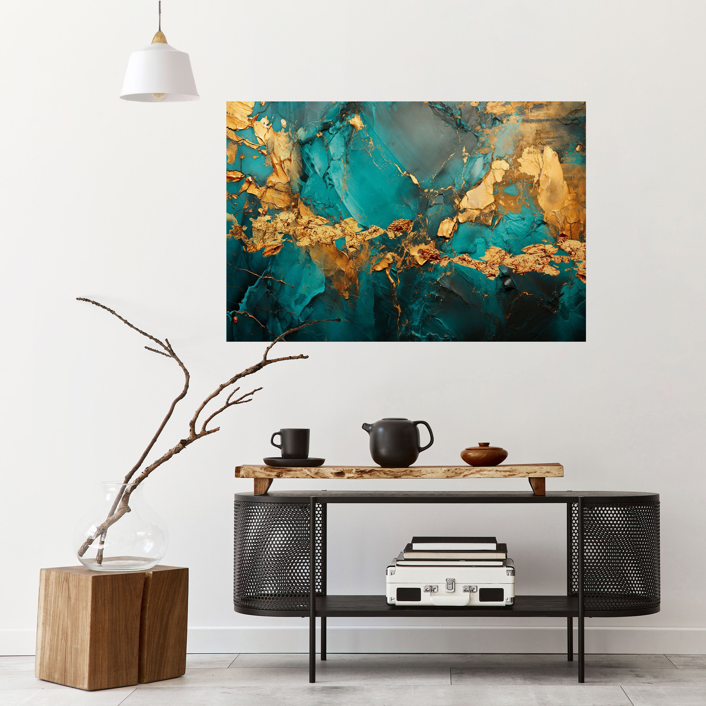 CELESTIAL GOLDRUSH Naklejka/Plakat poziomy