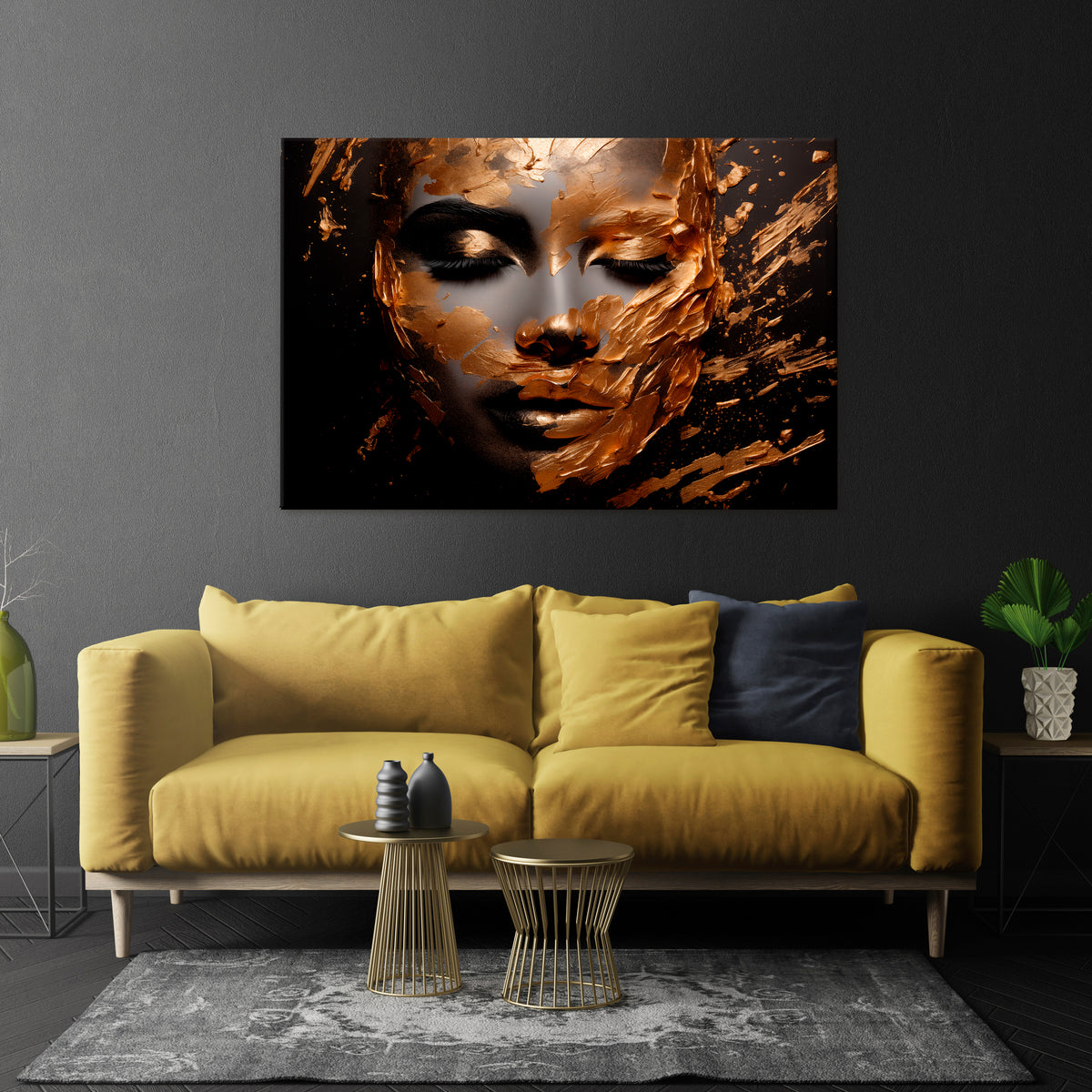 SHIMMERING ELEGANCE Poziomy obraz na płótnie