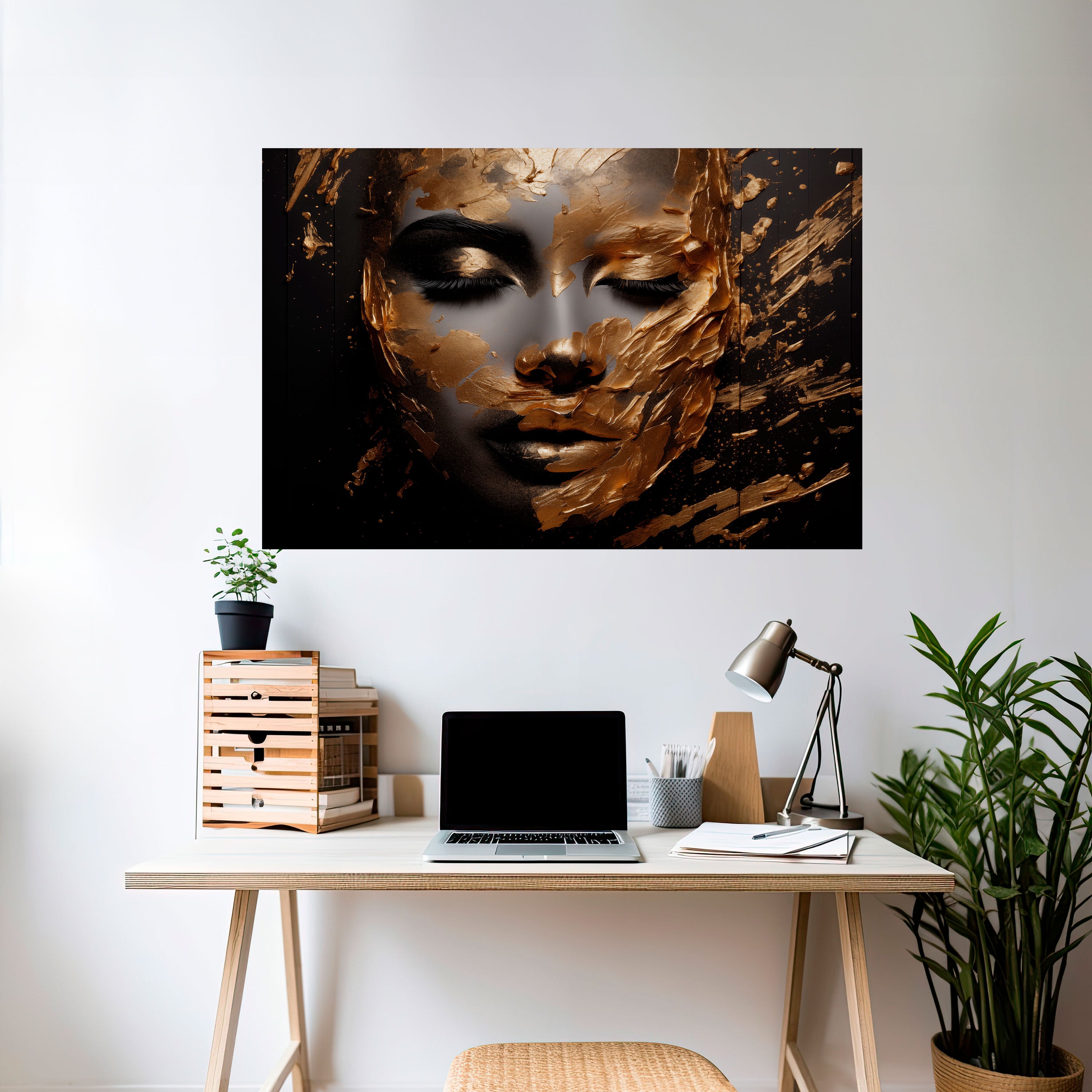 SHIMMERING ELEGANCE Naklejka/Plakat poziomy