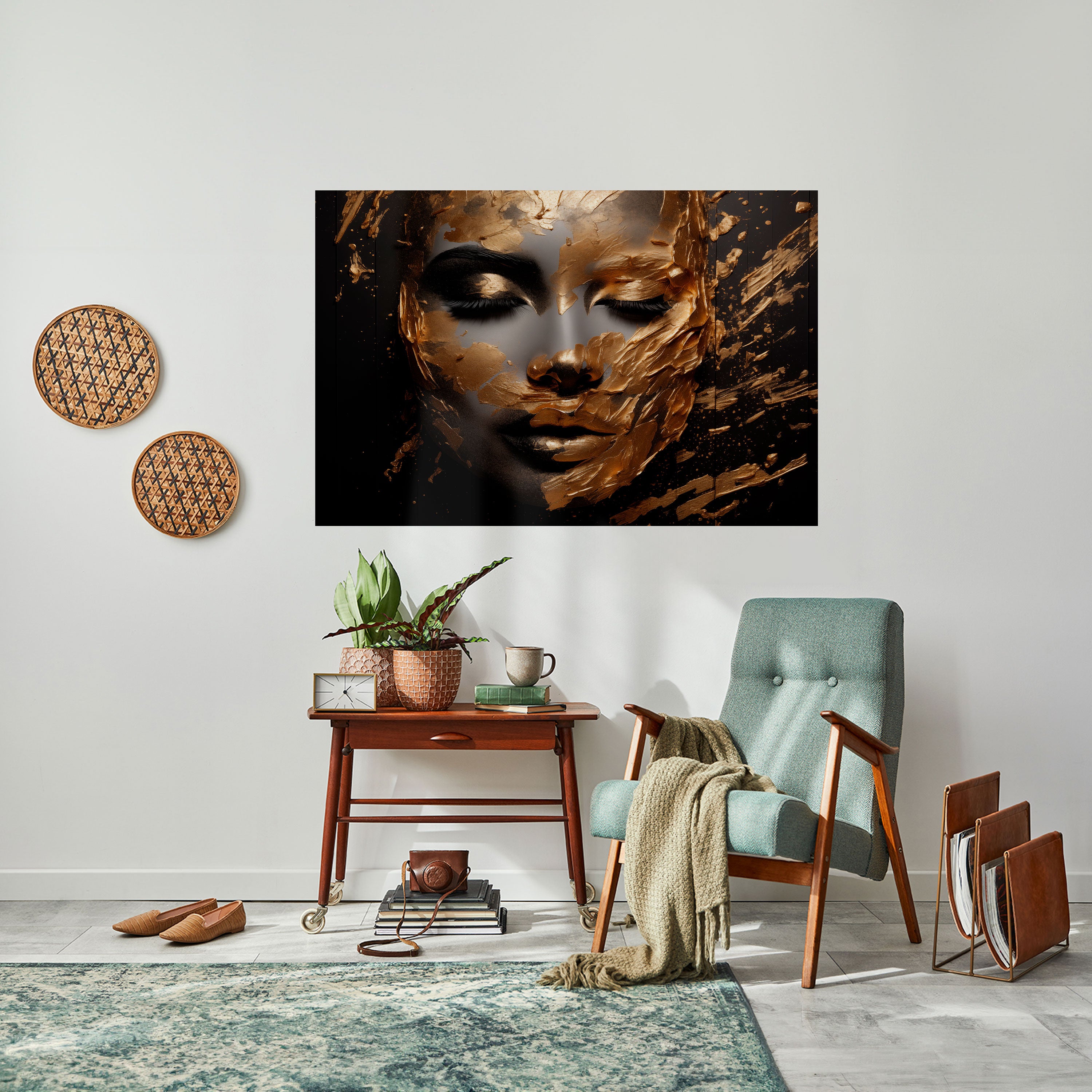 SHIMMERING ELEGANCE Naklejka/Plakat poziomy