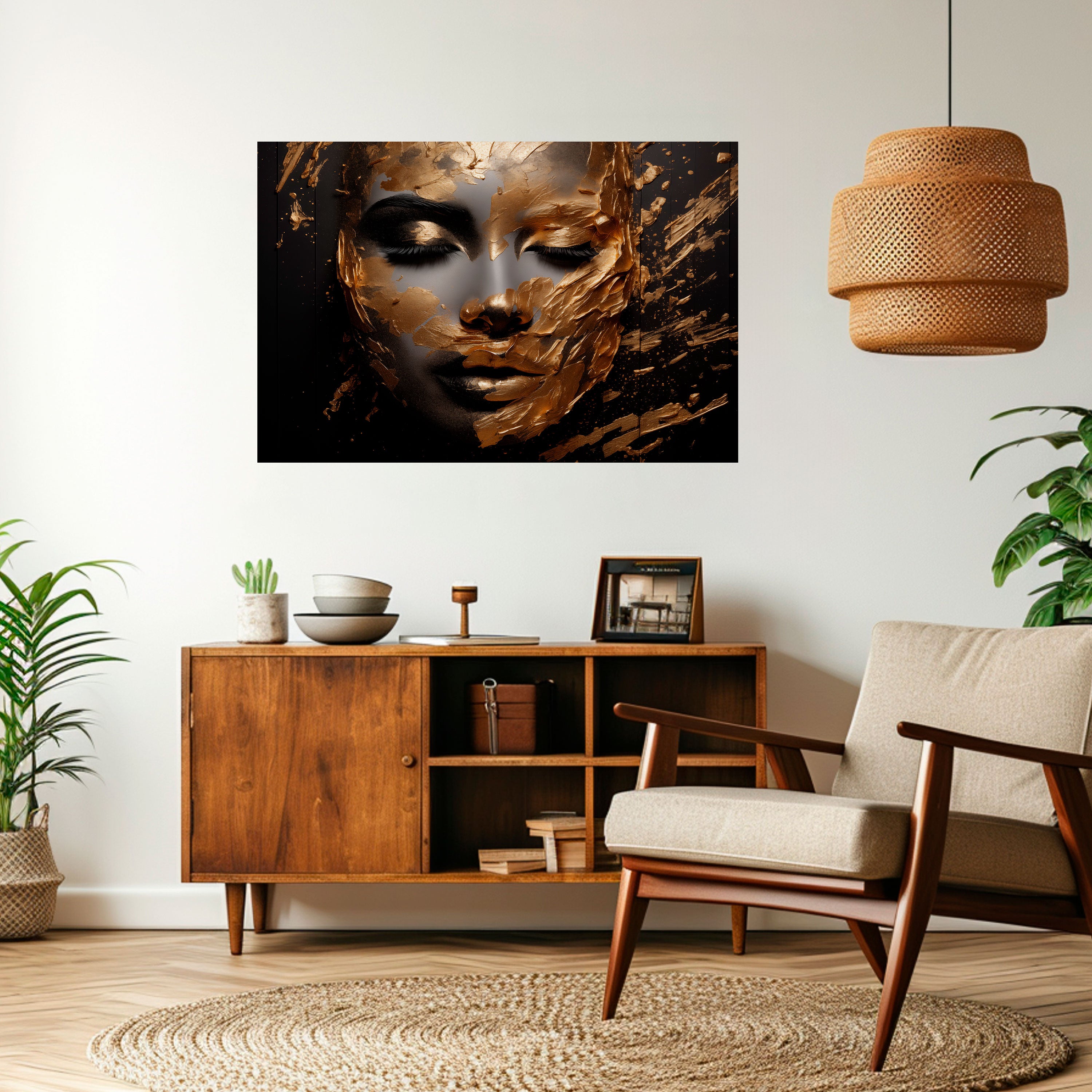 SHIMMERING ELEGANCE Naklejka/Plakat poziomy