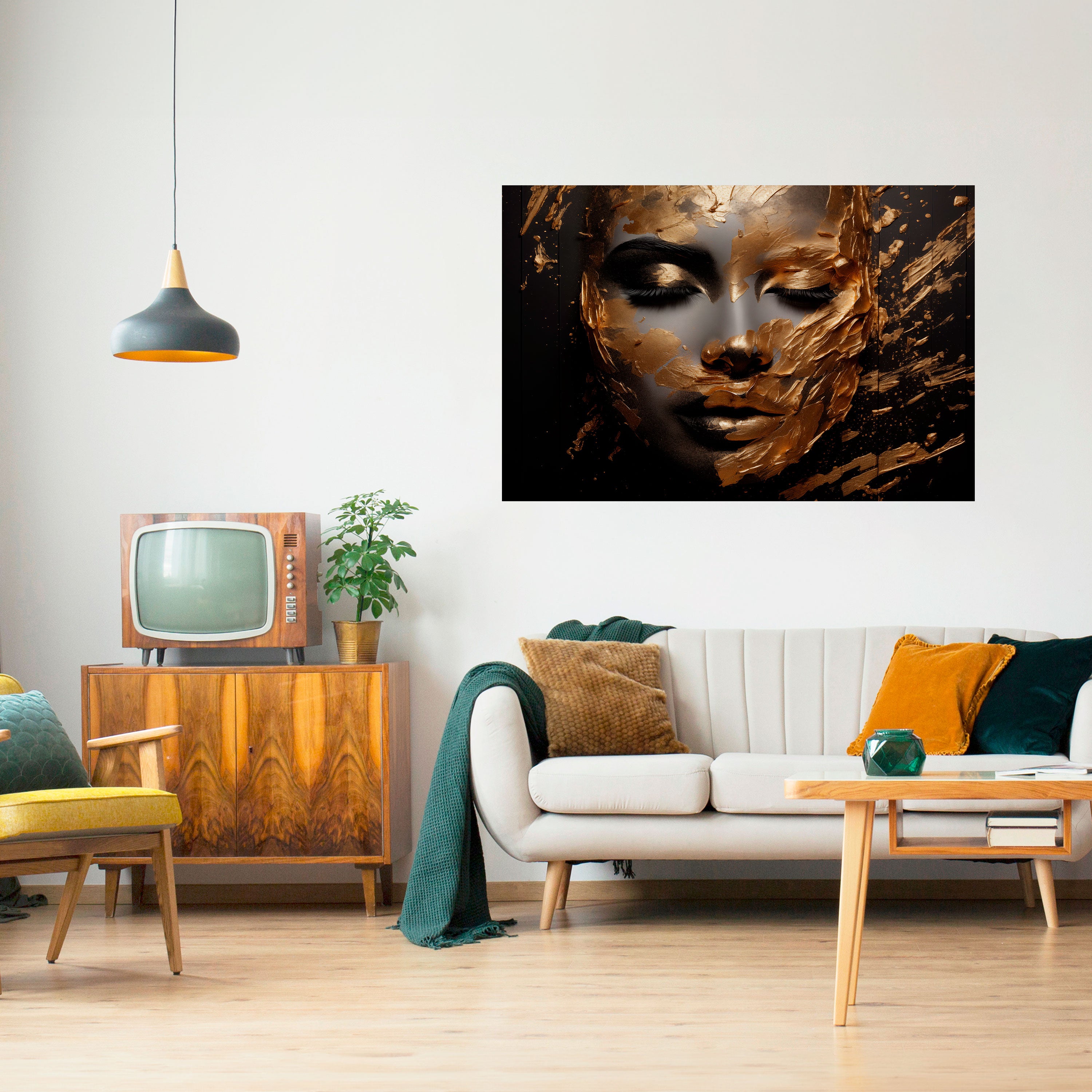SHIMMERING ELEGANCE Naklejka/Plakat poziomy