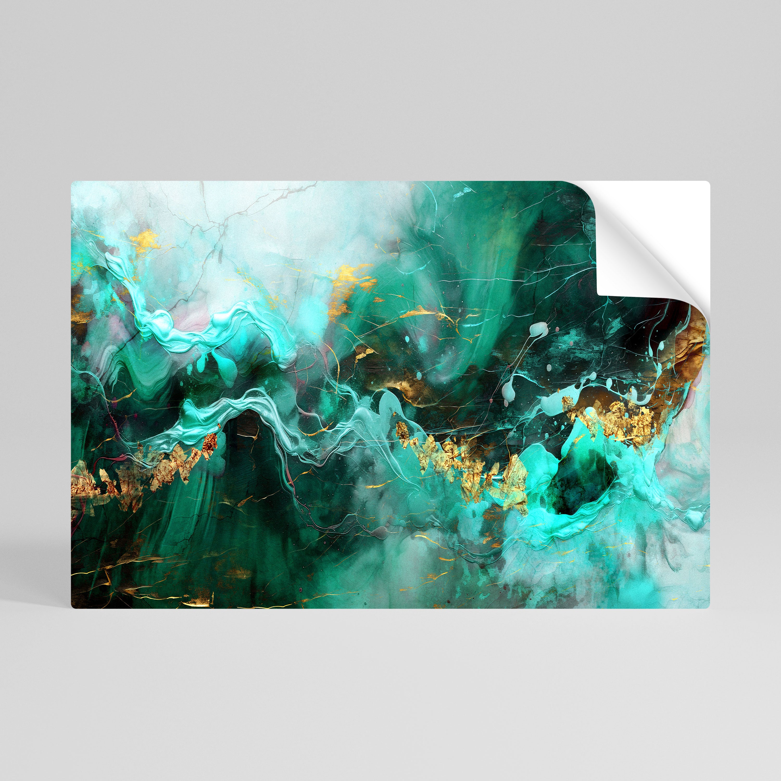 GRACEFUL WAVES Naklejka/Plakat poziomy