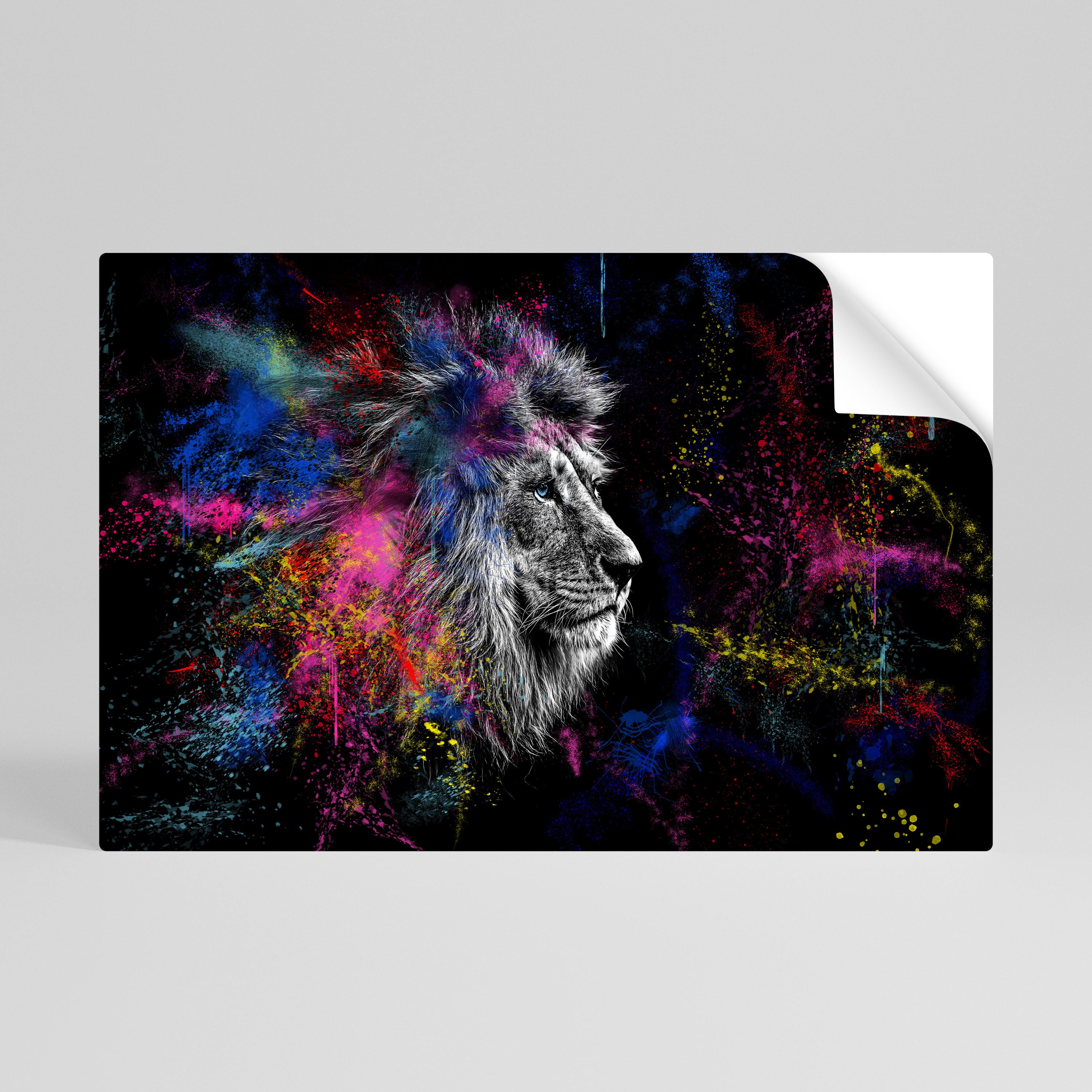 LION ARTISTRY Naklejka/Plakat poziomy