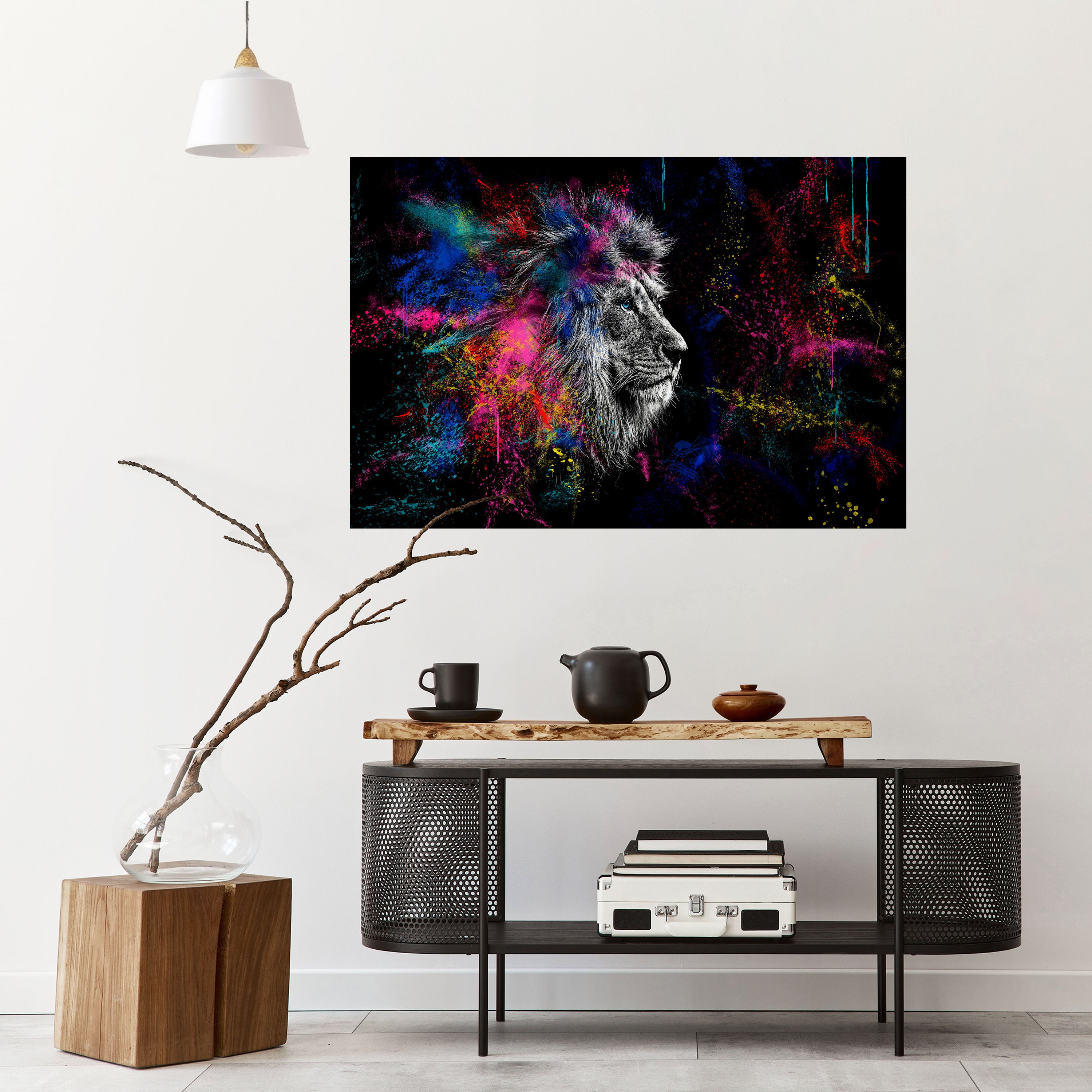 LION ARTISTRY Naklejka/Plakat poziomy