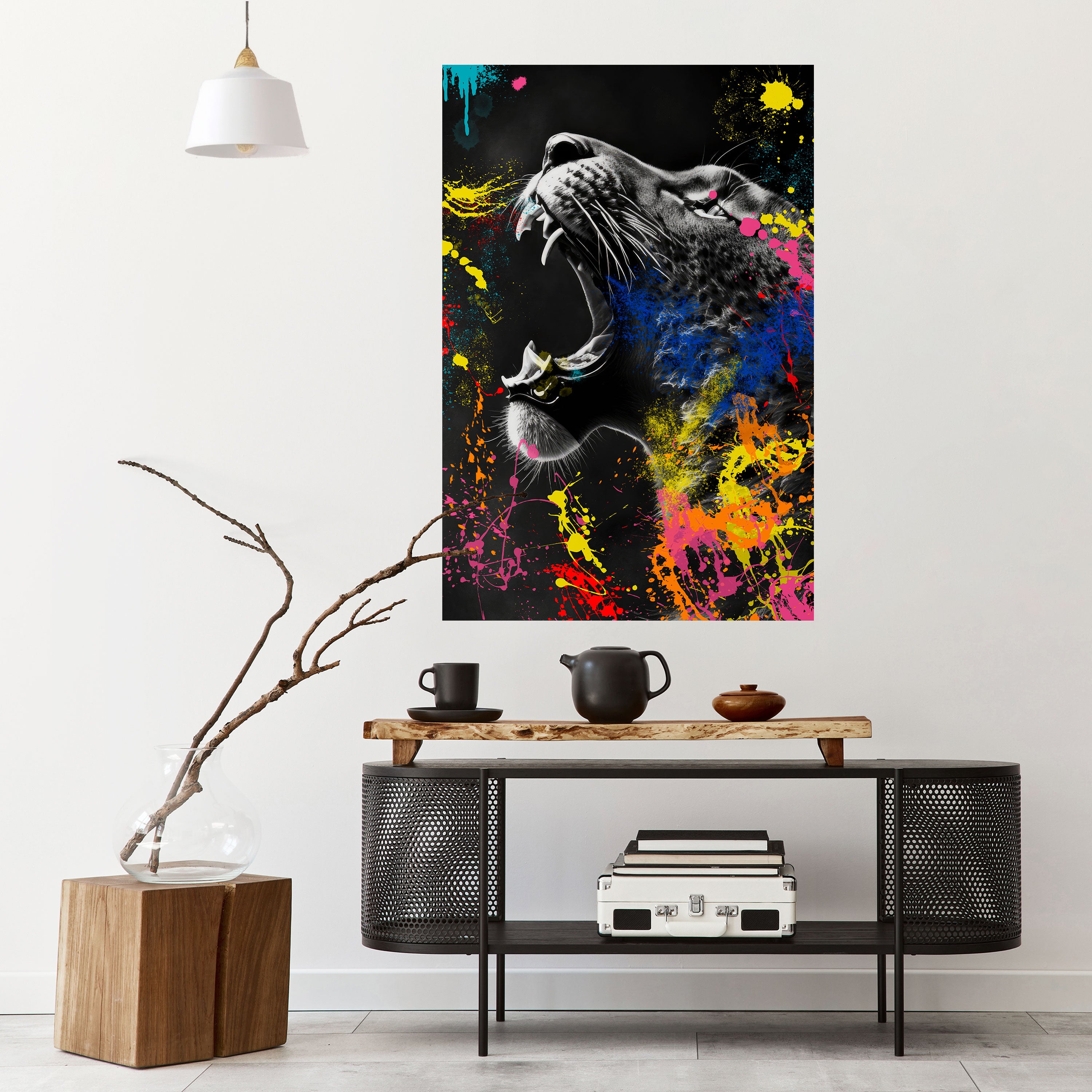 LEOPARD ARTISTRY Naklejka/Plakat pionowy