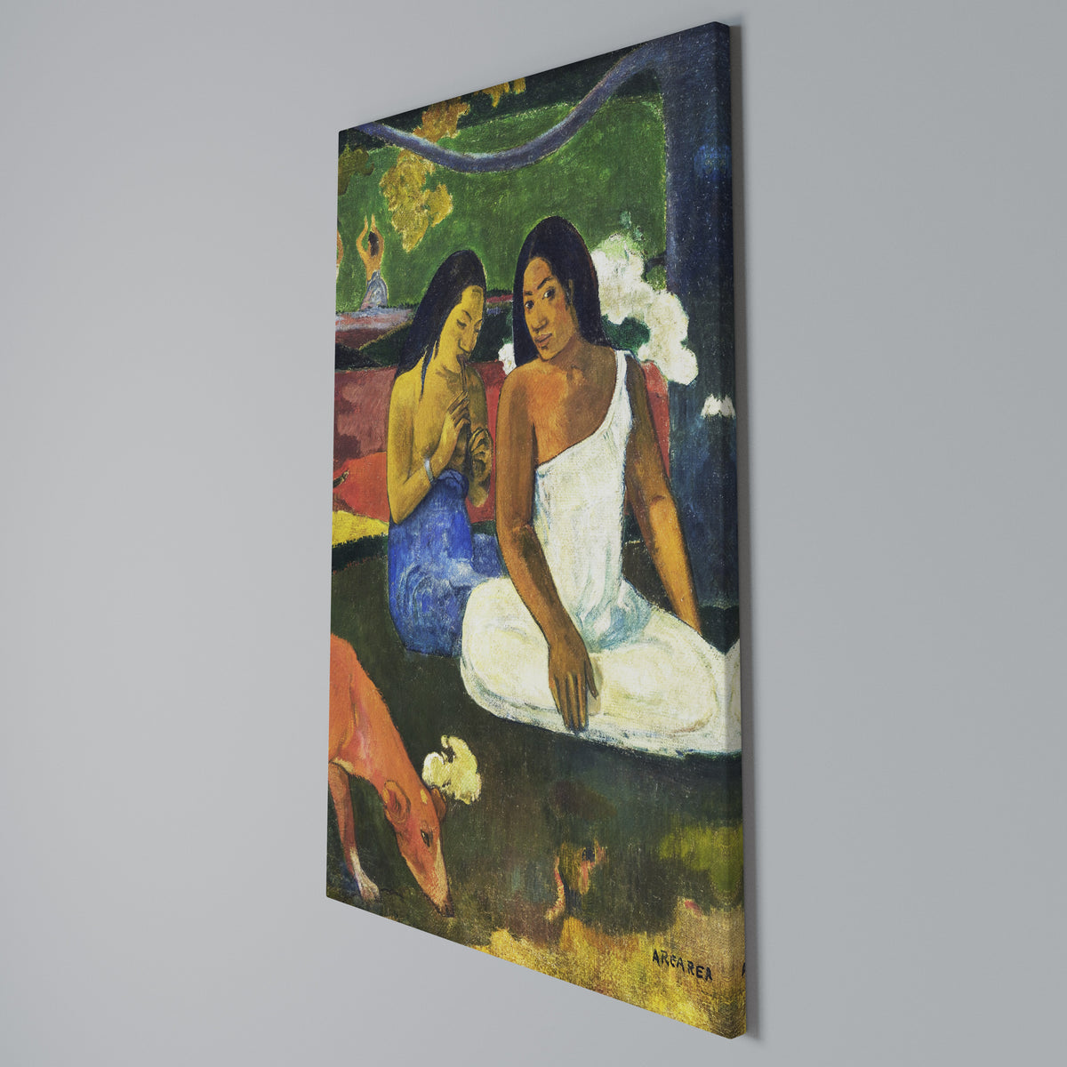 AREAREA BY GAUGUIN Pionowy obraz na płótnie