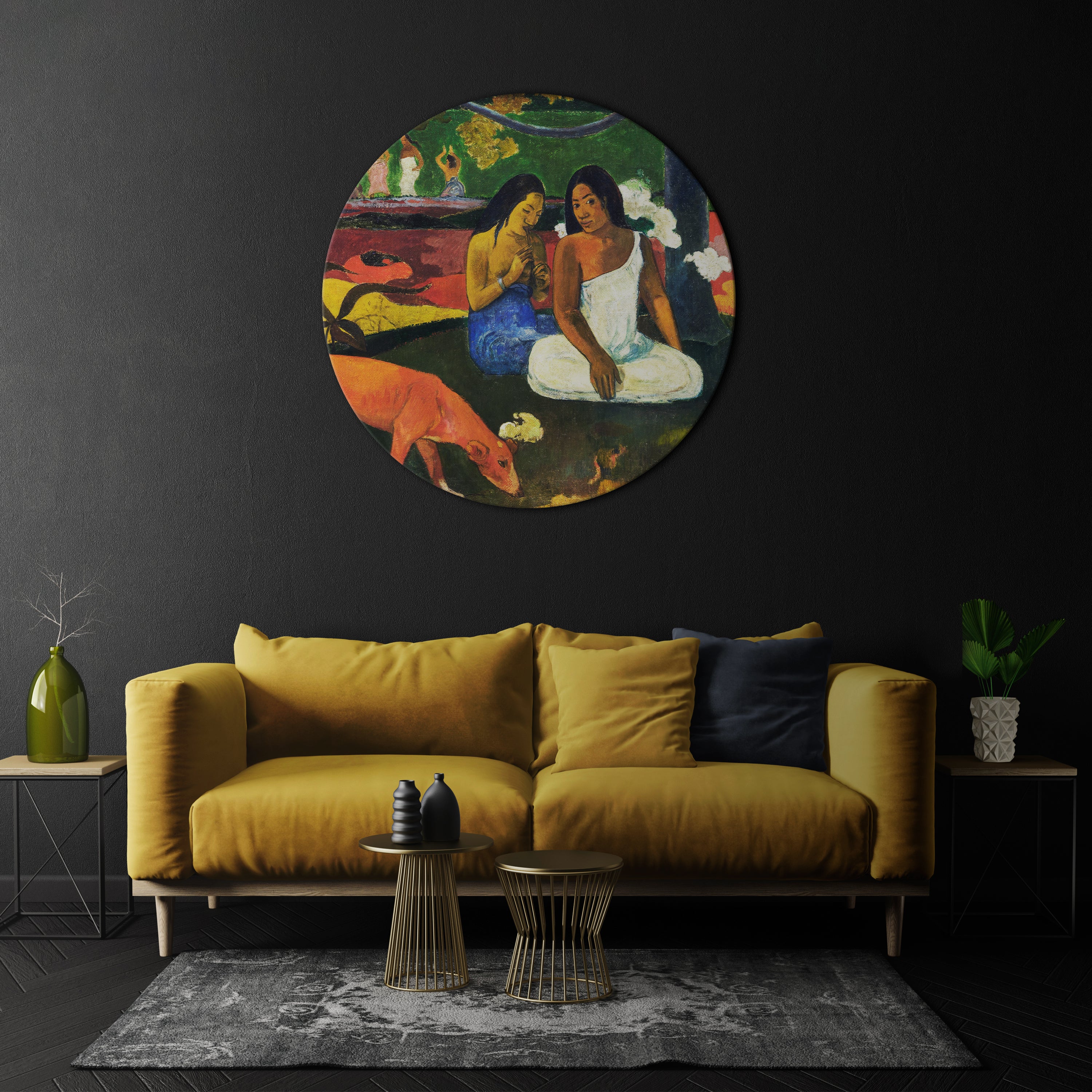 AREAREA BY GAUGUIN Obraz okrągły