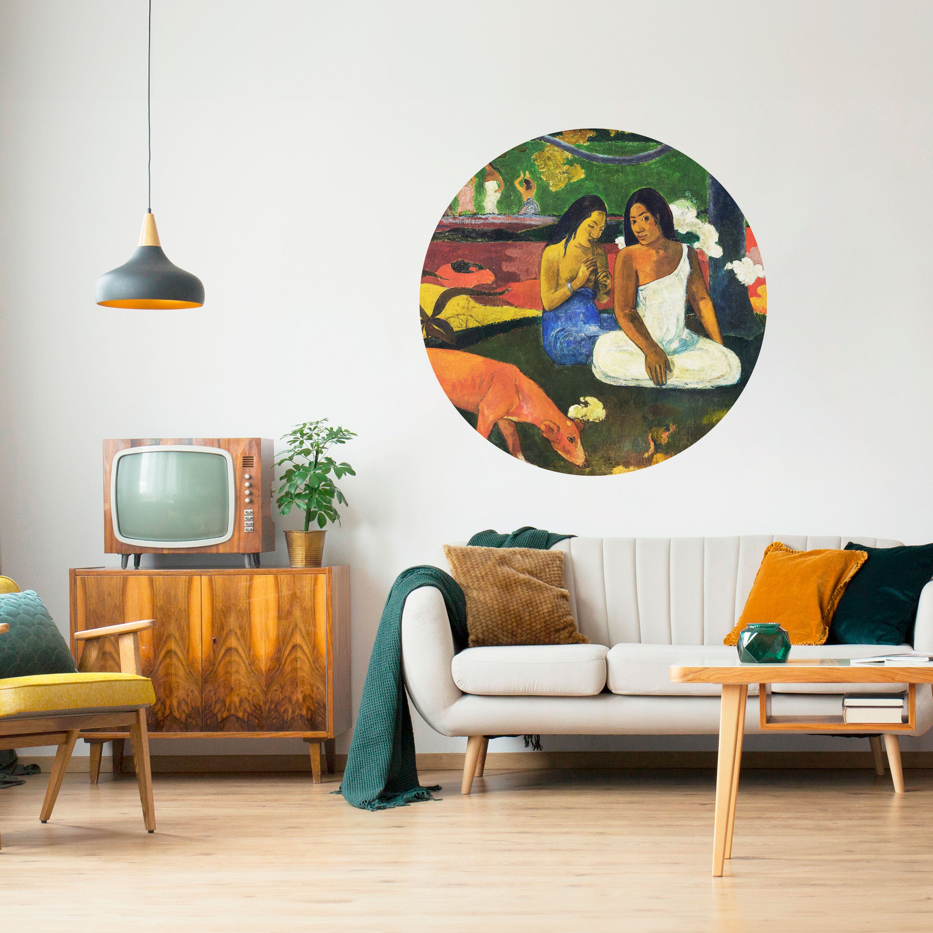 AREAREA BY GAUGUIN Naklejka okrągła