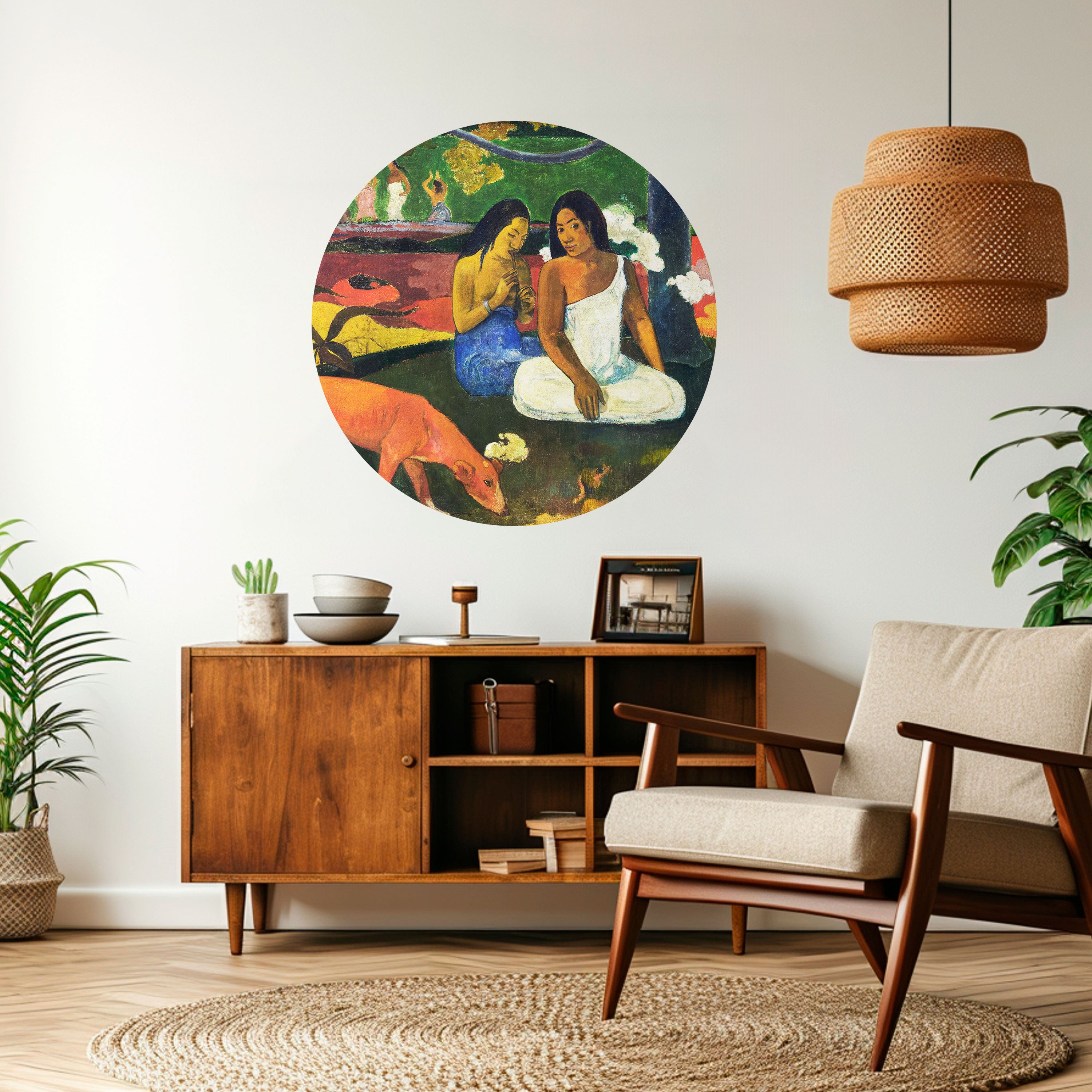 AREAREA BY GAUGUIN Naklejka okrągła