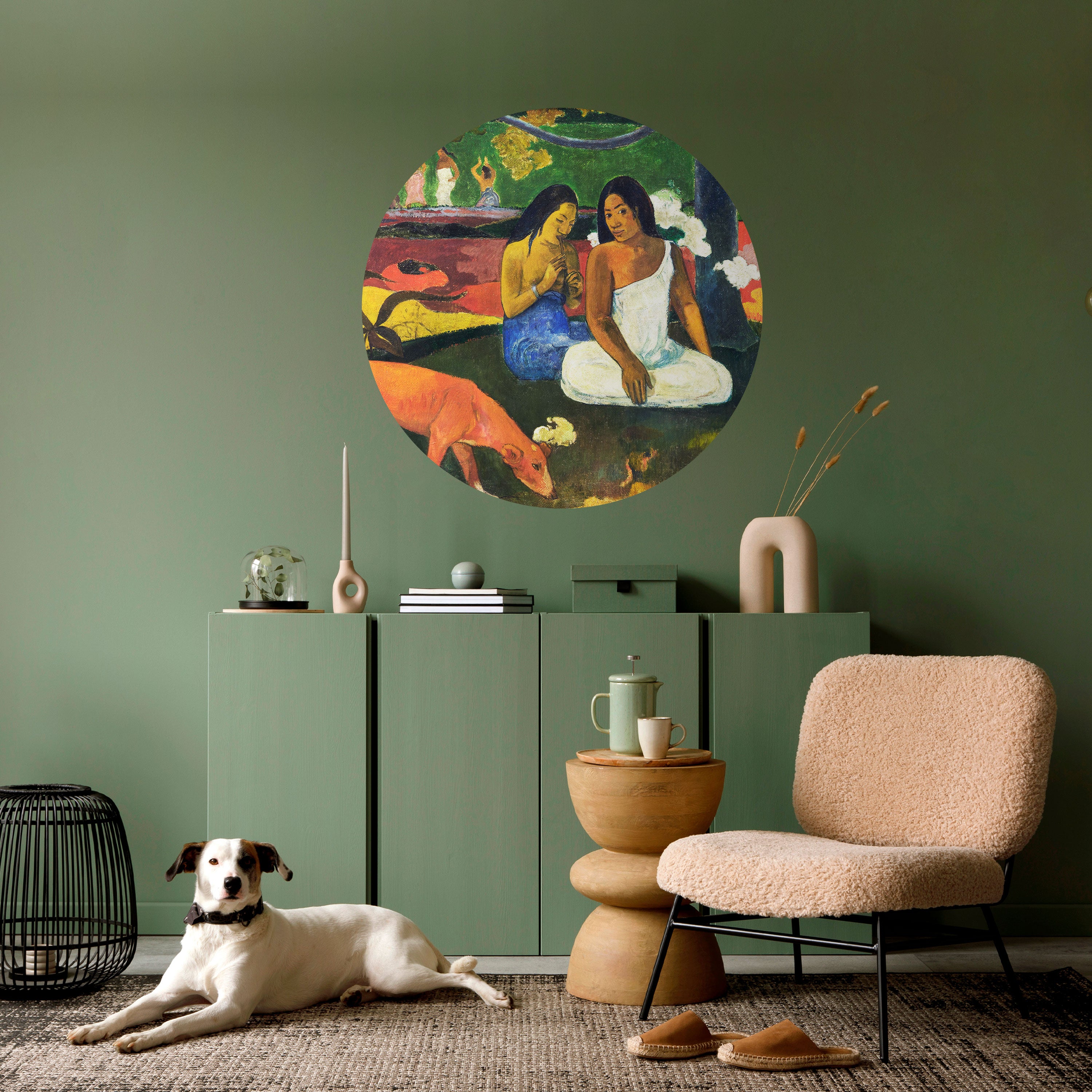 AREAREA BY GAUGUIN Naklejka okrągła