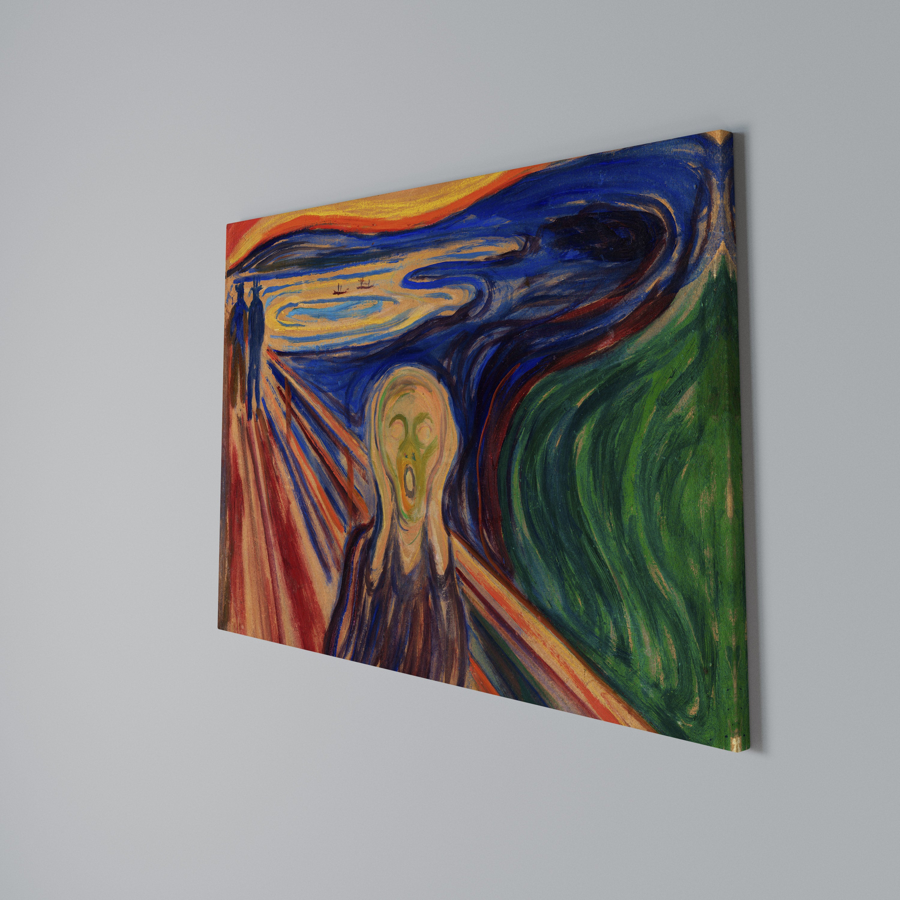 THE SCREAM Poziomy obraz na płótnie