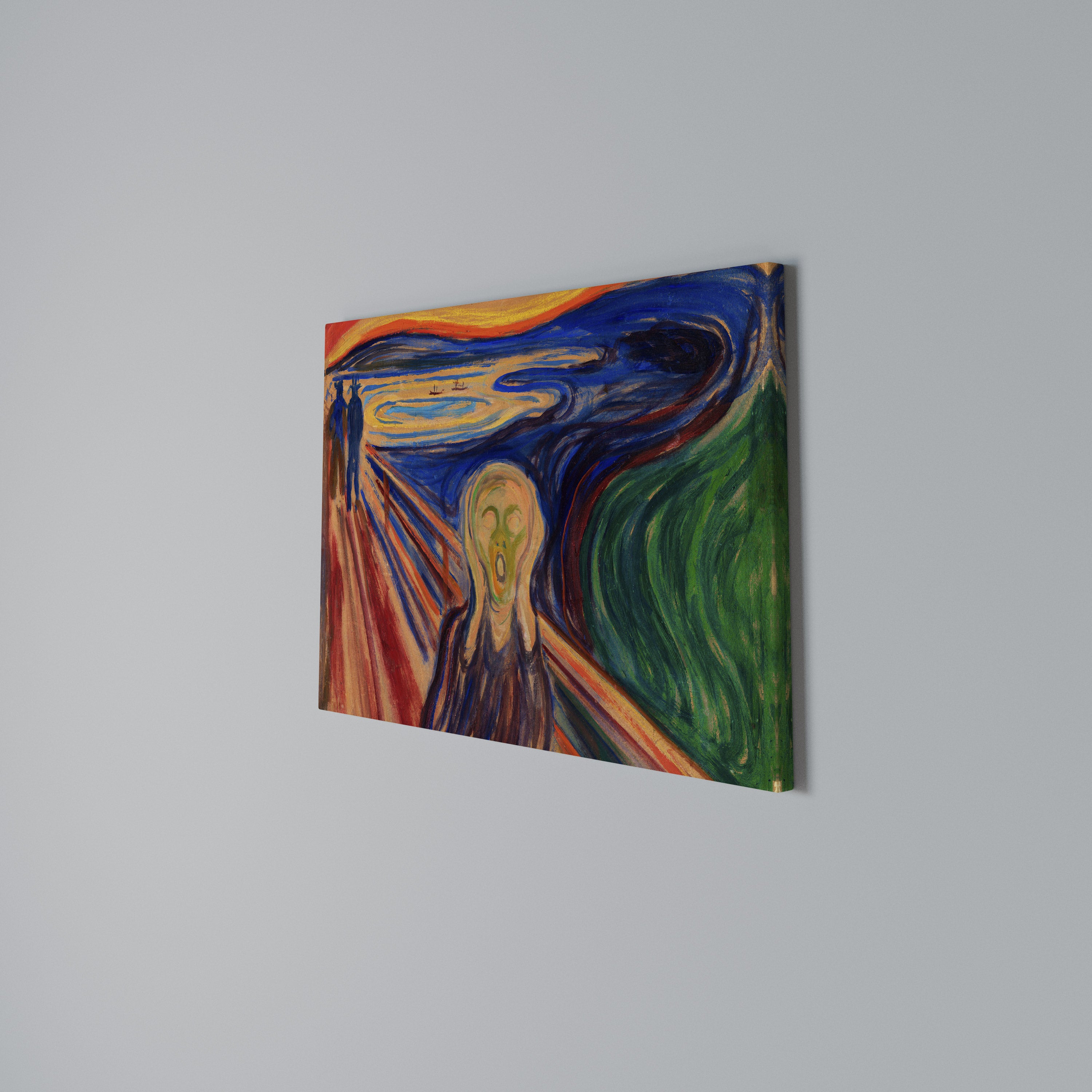 THE SCREAM Poziomy obraz na płótnie
