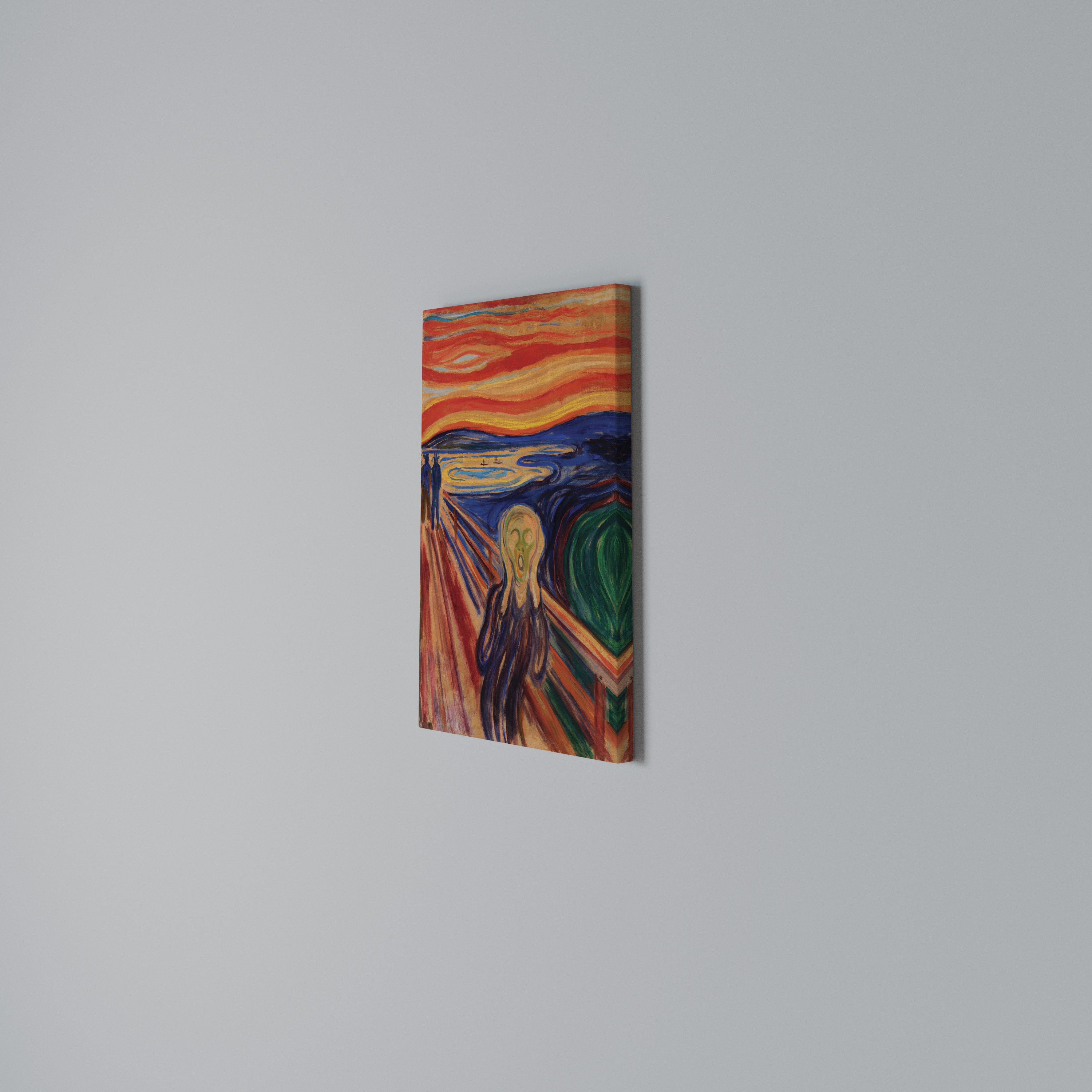 THE SCREAM Pionowy obraz na płótnie