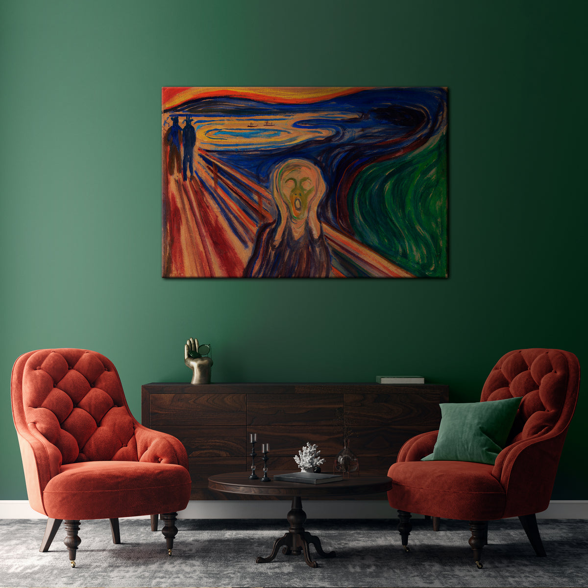 THE SCREAM Poziomy obraz na płótnie